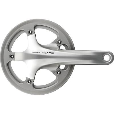 Shimano crankstel alfine fc-s501 - 45 tanden, zilver