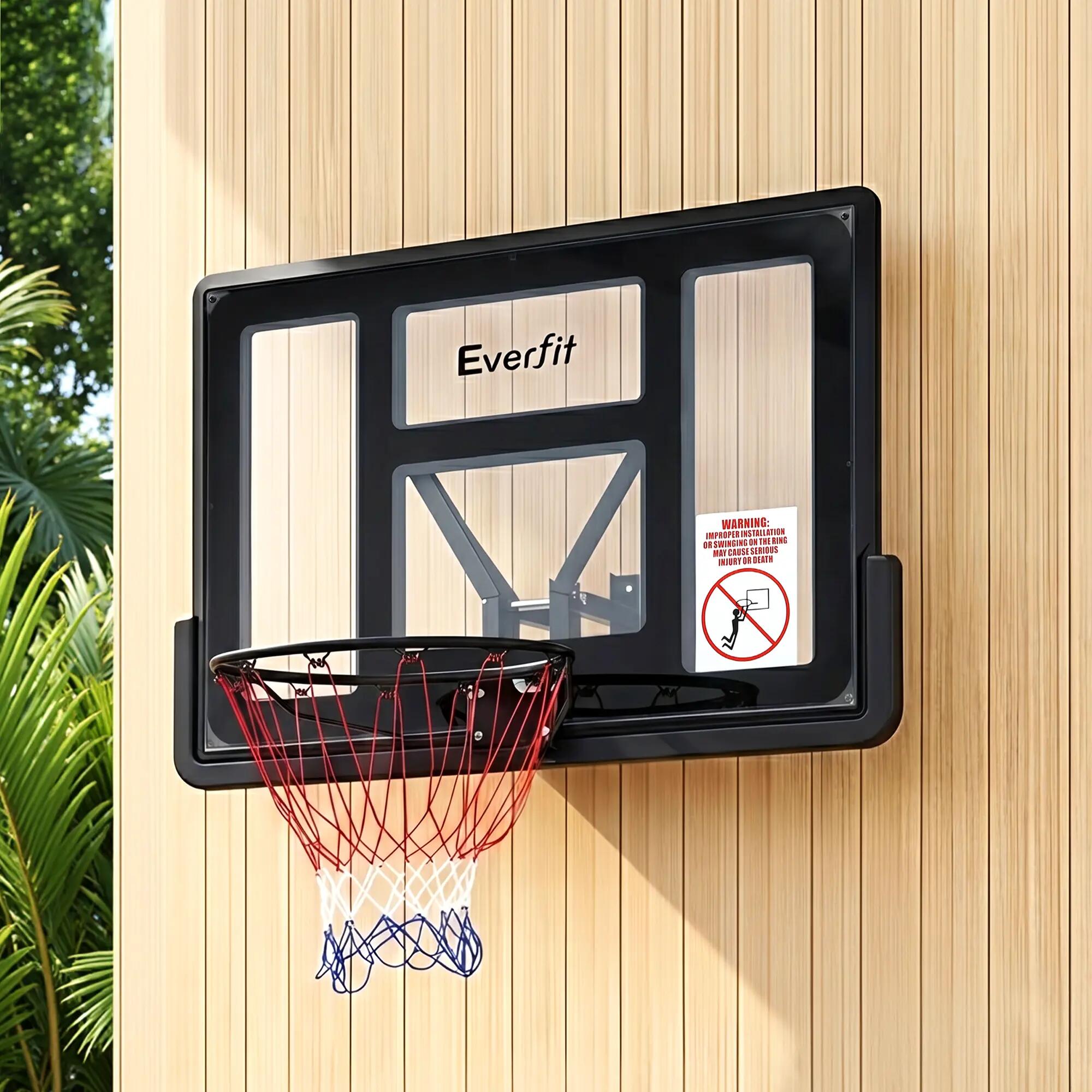 Everfit 43-Inch Wall Mount Kids Basketball Hoop Backboard Indoor Outdoor Sports
