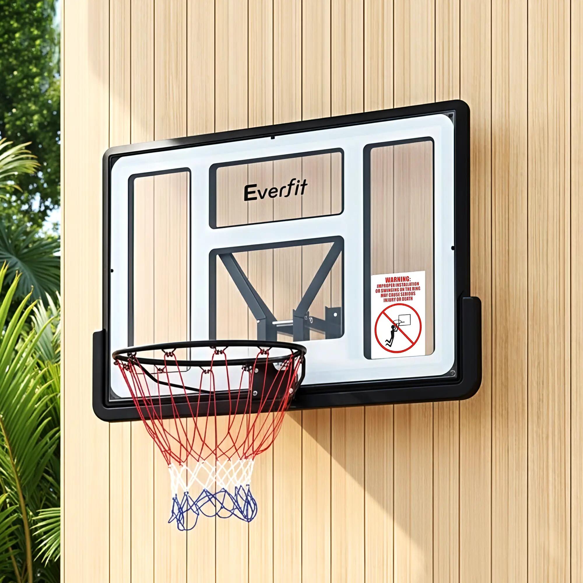 Everfit 43-Inch Wall Mount Kids Basketball Hoop Backboard Outdoor Sports