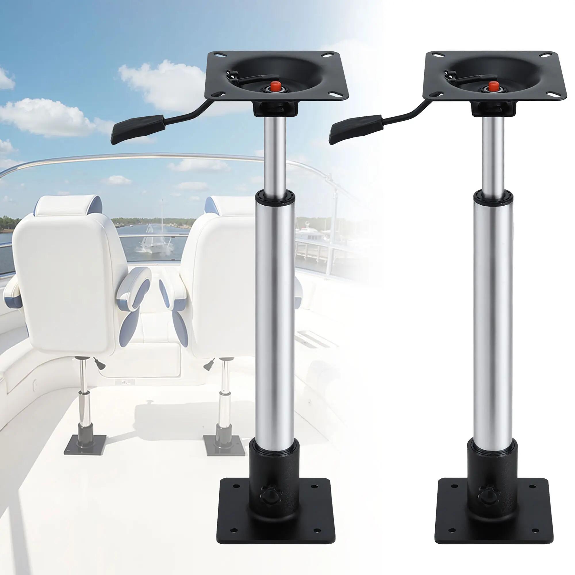 Seamanship Boat Seat Pedestal 55–75cm Adjustable Gas Lift 360 Degrees Swivel 2 P