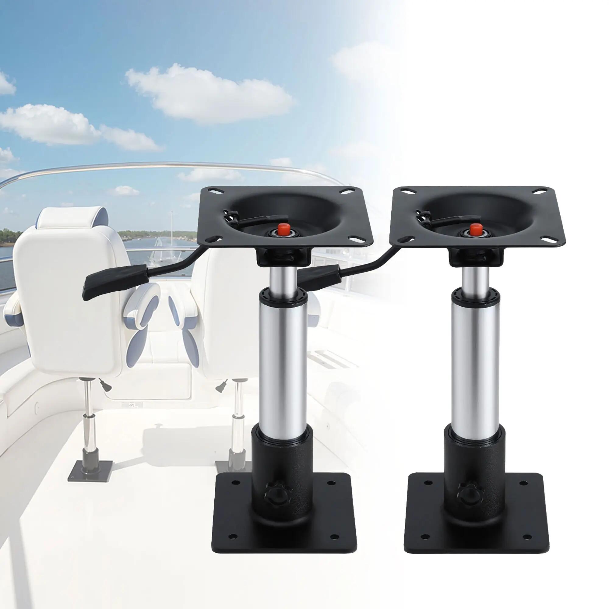 Seamanship Boat Seat Pedestal 34–46cm Adjustable Gas Lift 360 Degrees Swivel 2 P