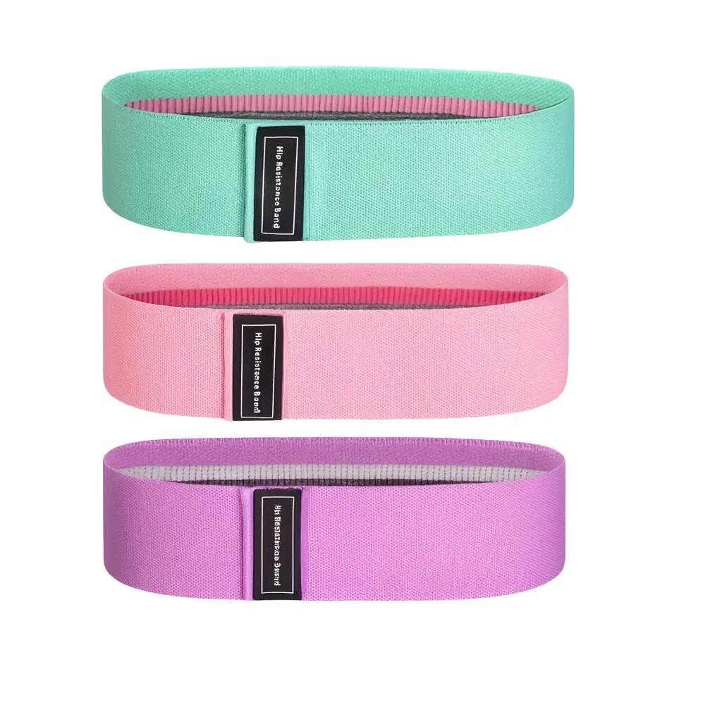 3pcs Resistance Bands for Legs & Butt Pink