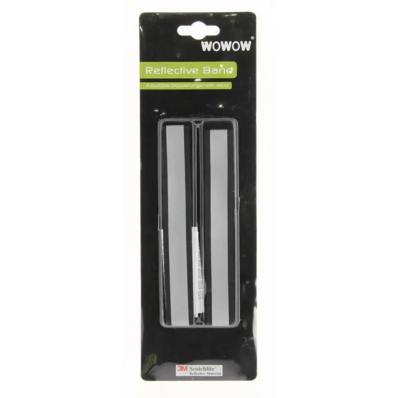 Wowow arm-/enkelband Reflective Band paar zwart 3/4