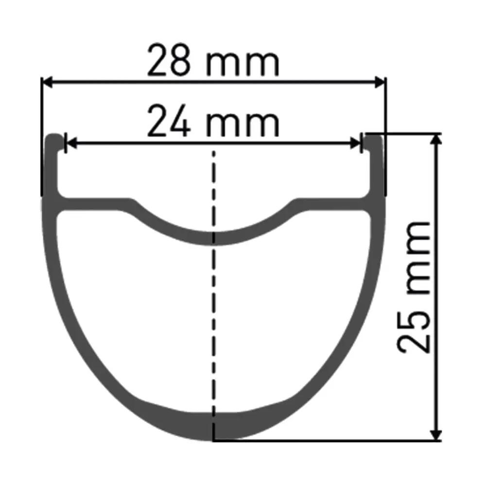 Ruota G 1800 Spline Black Disc 27.5'' 25 mm HR 2/2