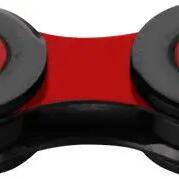 KMC DLC12 Waxed Chain 12S Black Red
