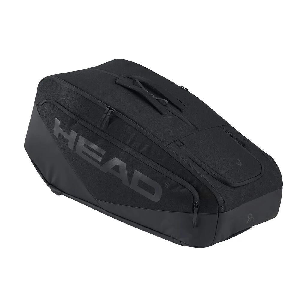 Borsa Tennis Head Pro X XL Djokovic Nera - Capacità 12 Racchette, Stile Premium