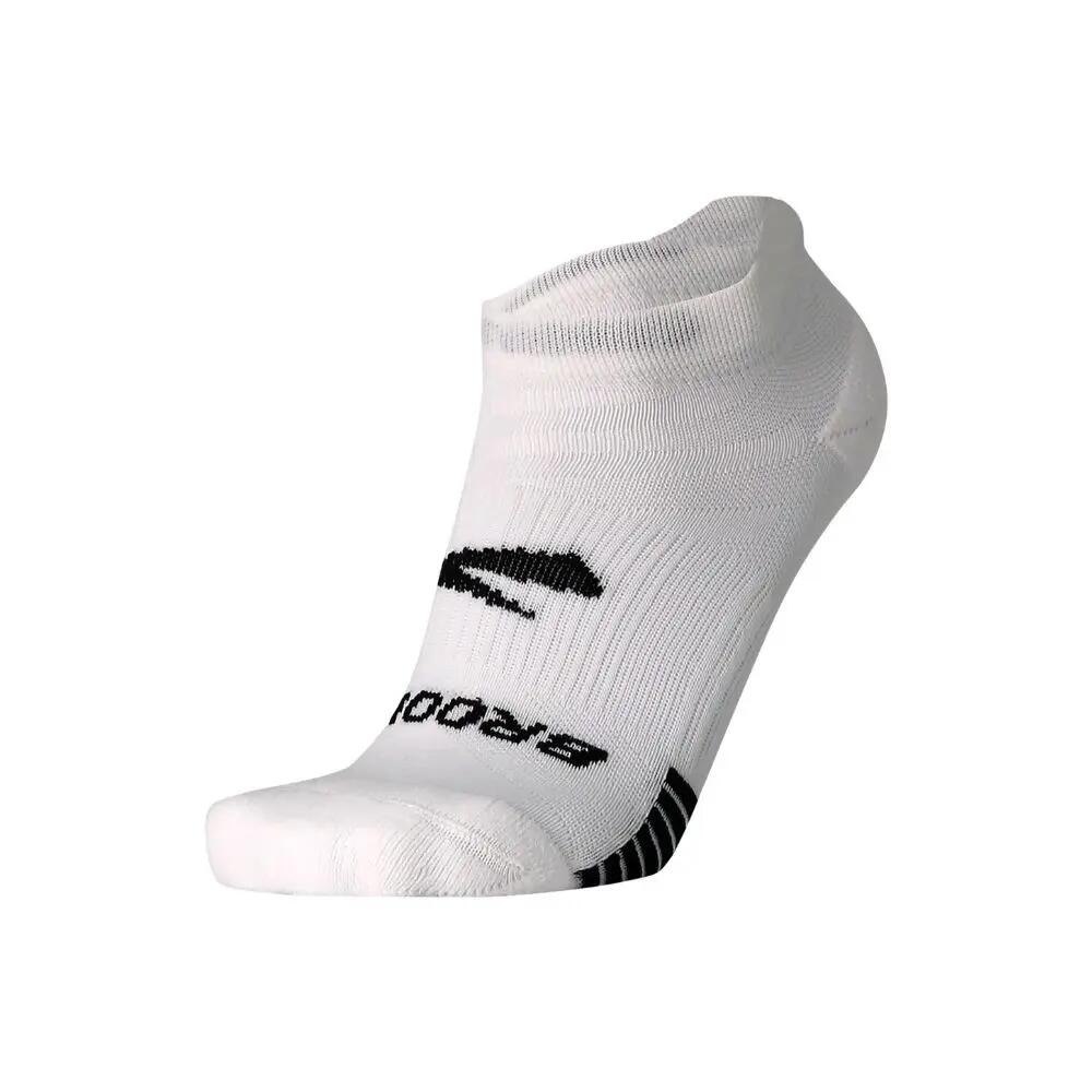 Meias Run-In No Show, embalagem de 2 pares corrida Branco Brooks 2/3