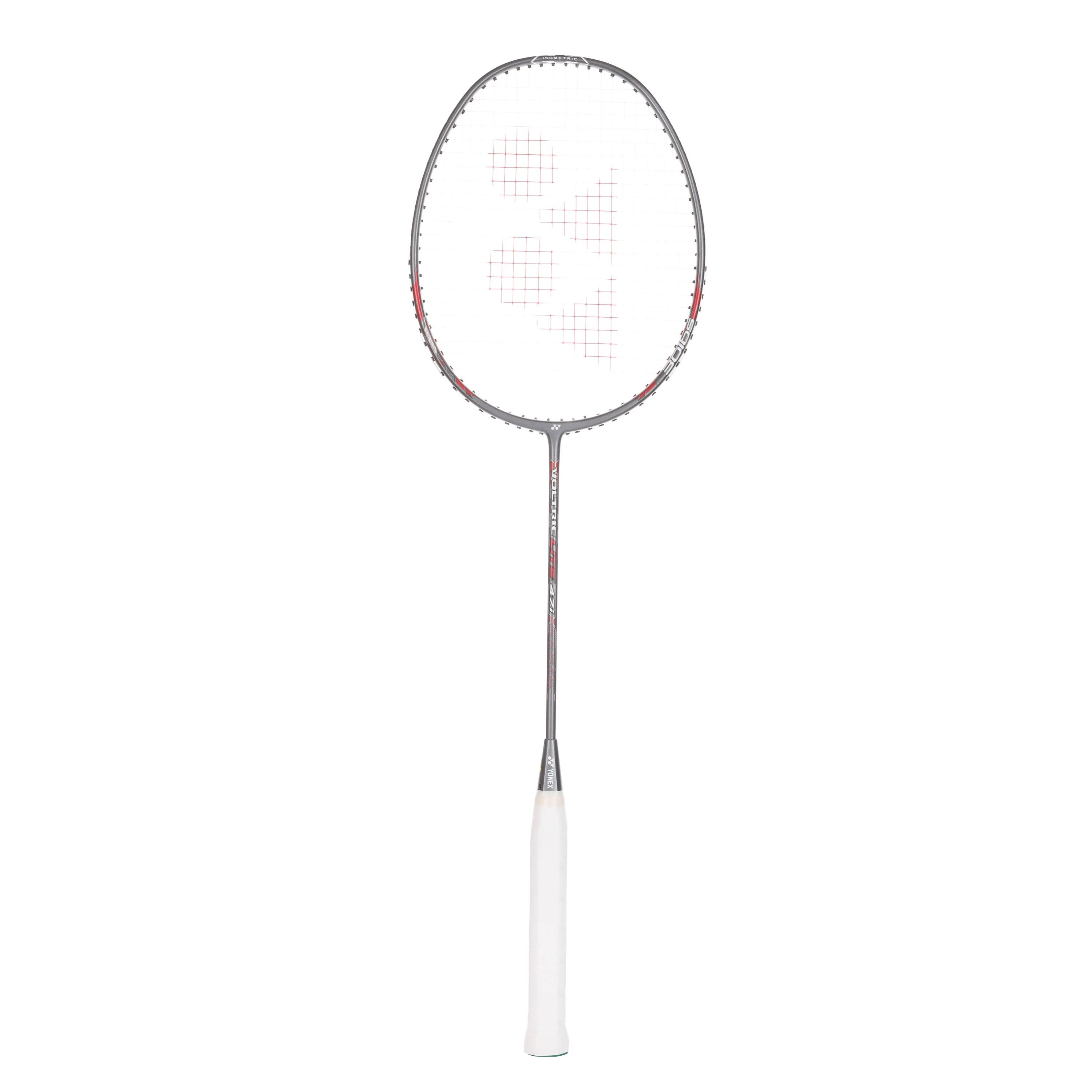VOLTRIC LITE 47i DARK GRAY | Graphite Badminton Racquet with full cover |77 grams | 30 LBS -  1