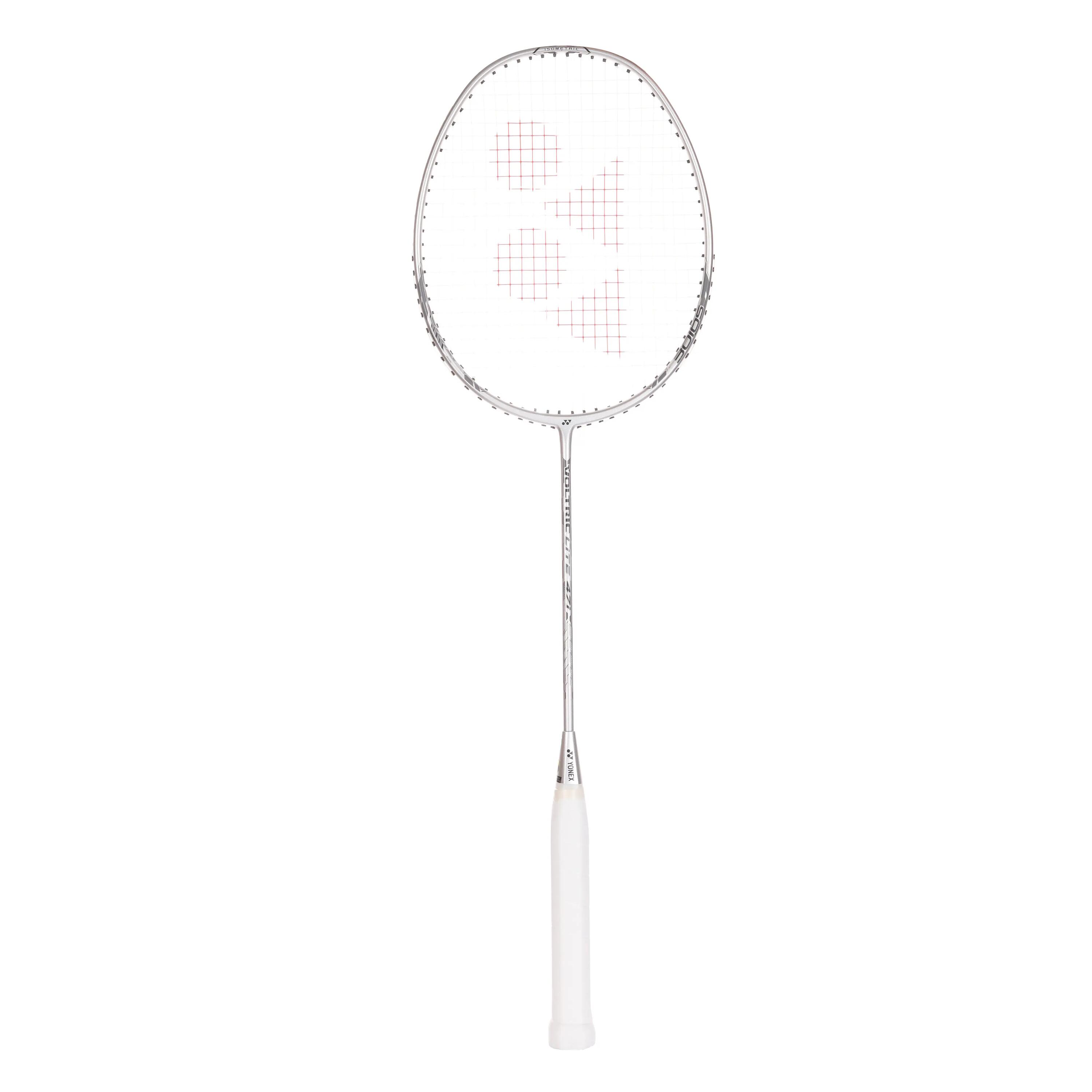VOLTRIC LITE 47i SILVER GRAY | Graphite Badminton Racquet with full cover |77 grams | 30 LBS -  1