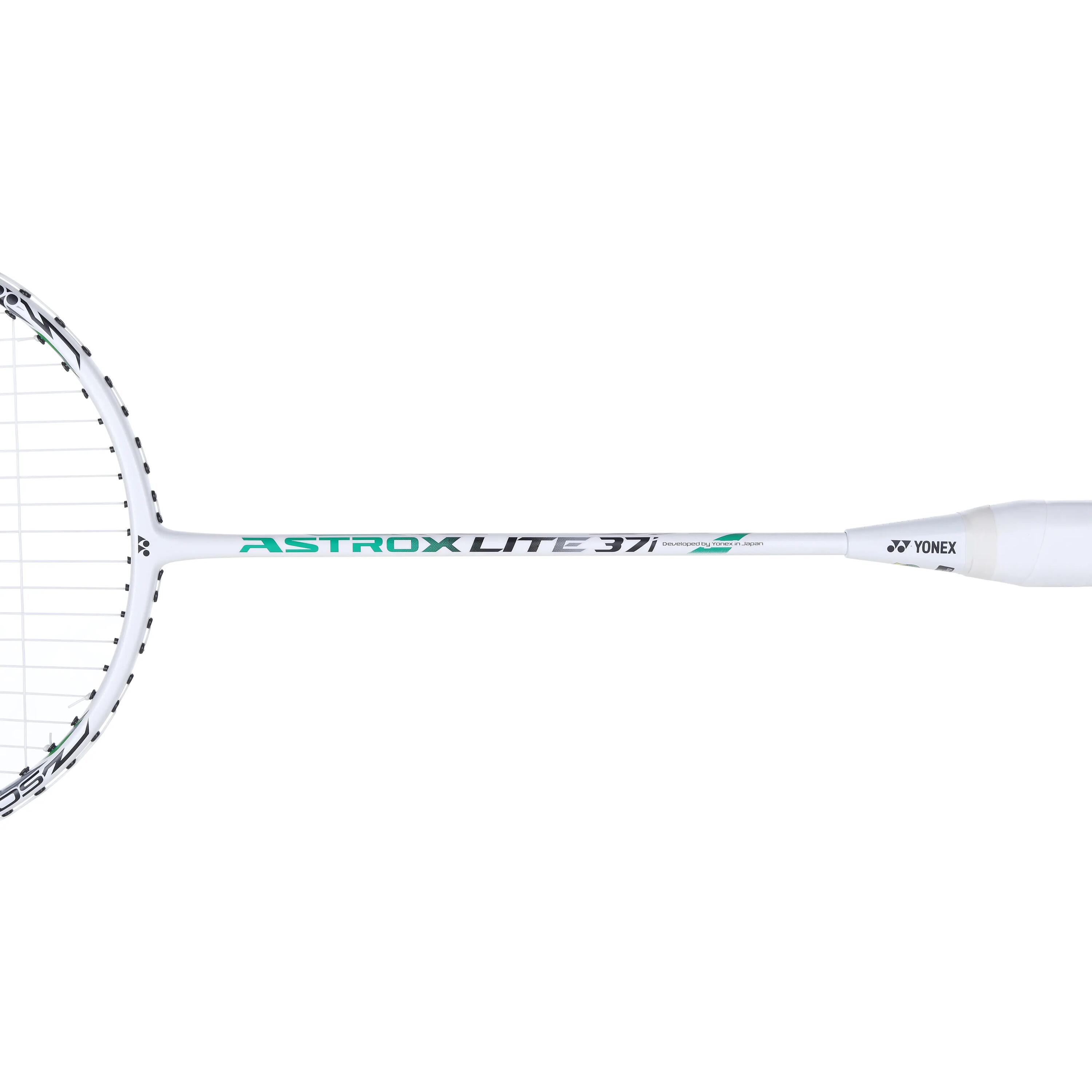 ASTROX LITE 37i PEARL WHITE | Graphite Badminton Racquet with full cover  |77 grams | 30 LBS -  5