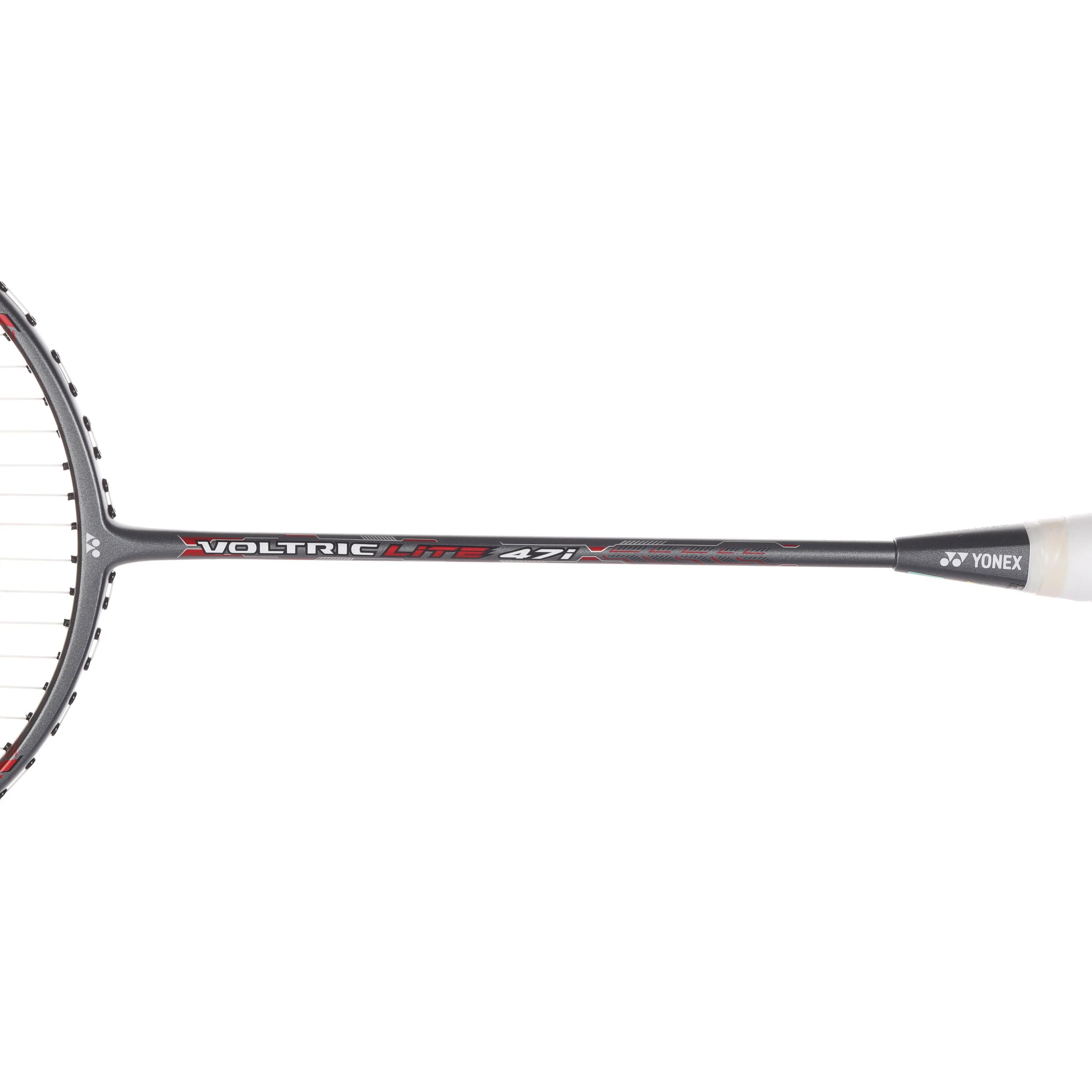 VOLTRIC LITE 47i DARK GRAY | Graphite Badminton Racquet with full cover |77 grams | 30 LBS -  5