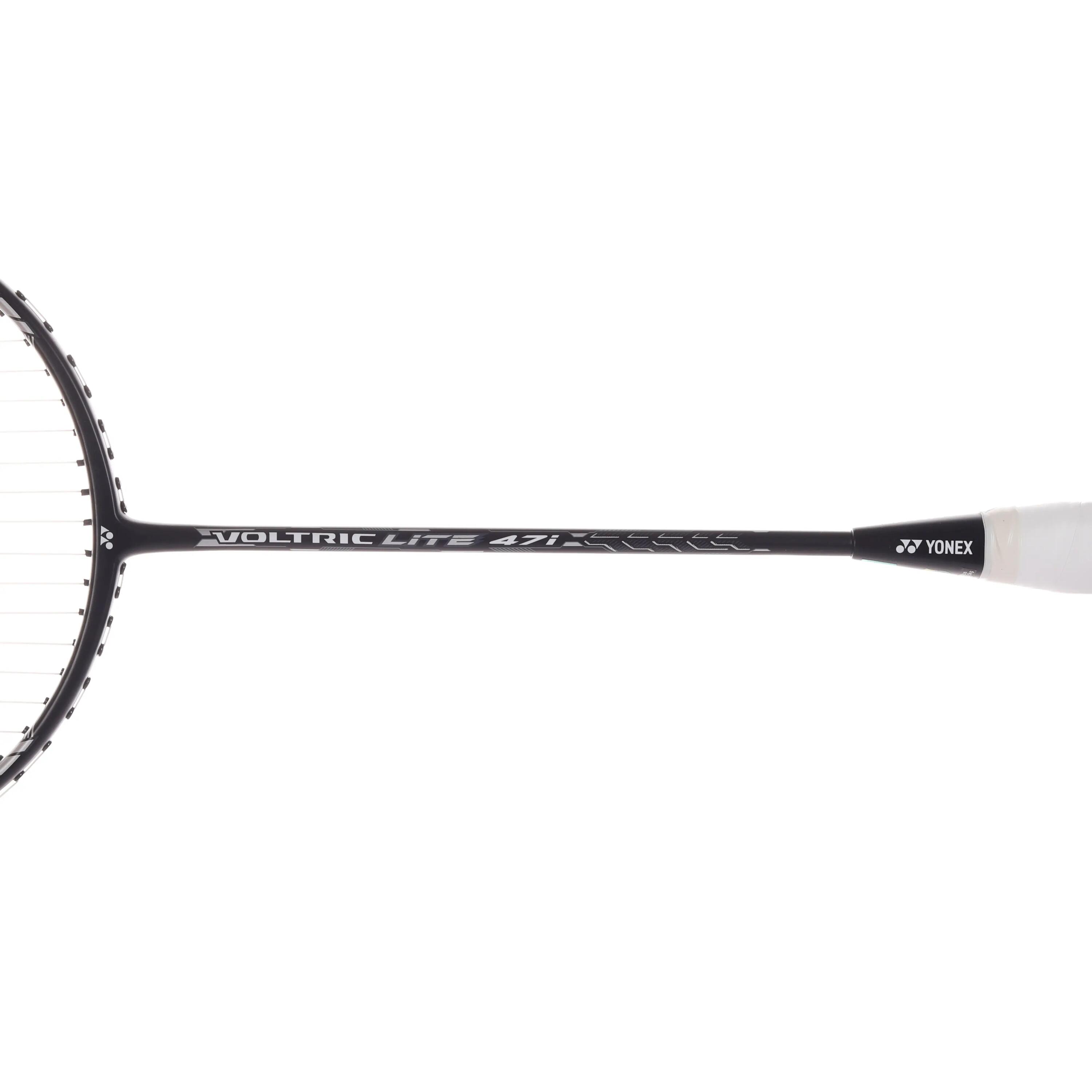 VOLTRIC LITE 47i BLACK | Graphite Badminton Racquet with full cover |77 grams | 30 LBS -  5