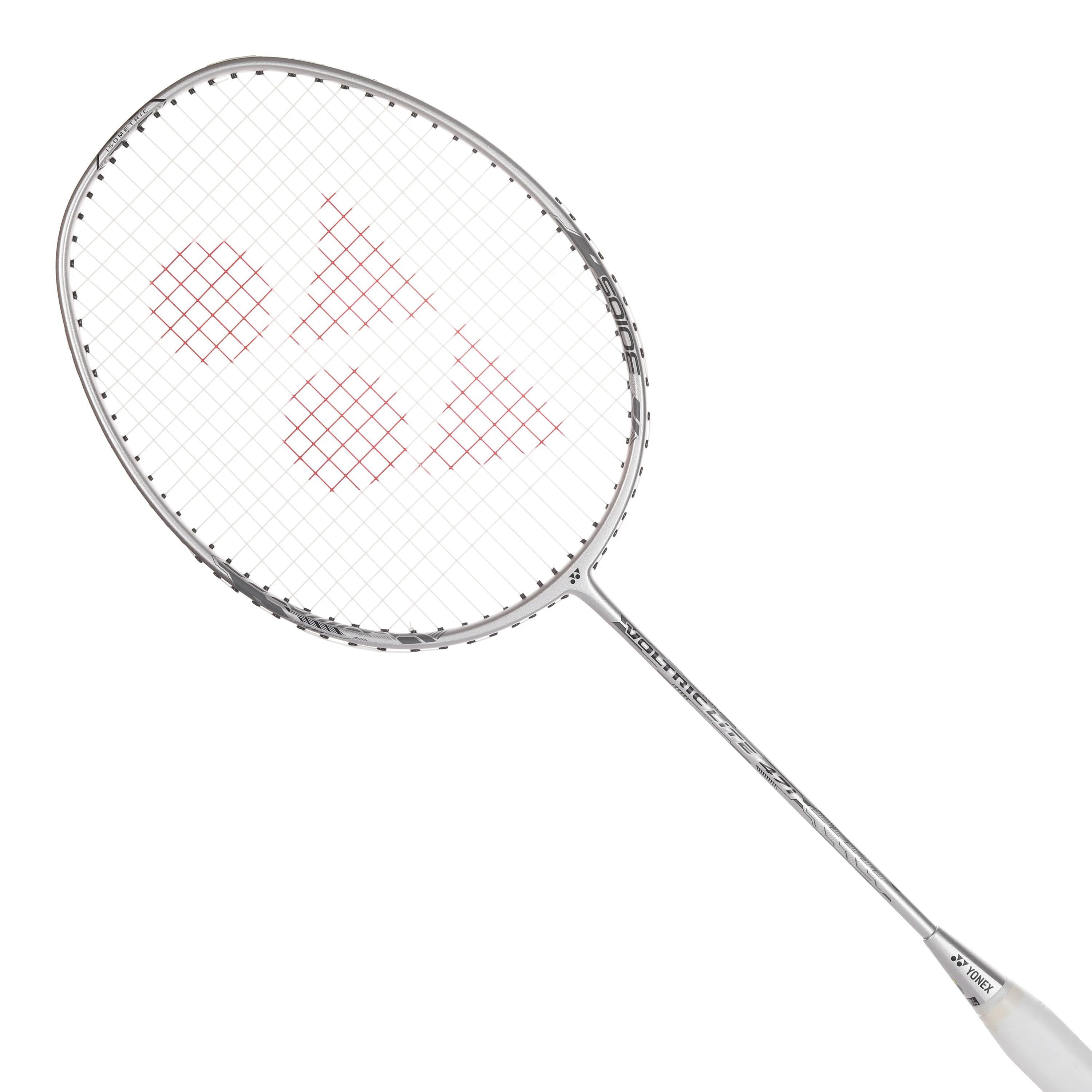 VOLTRIC LITE 47i SILVER GRAY | Graphite Badminton Racquet with full cover |77 grams | 30 LBS -  4