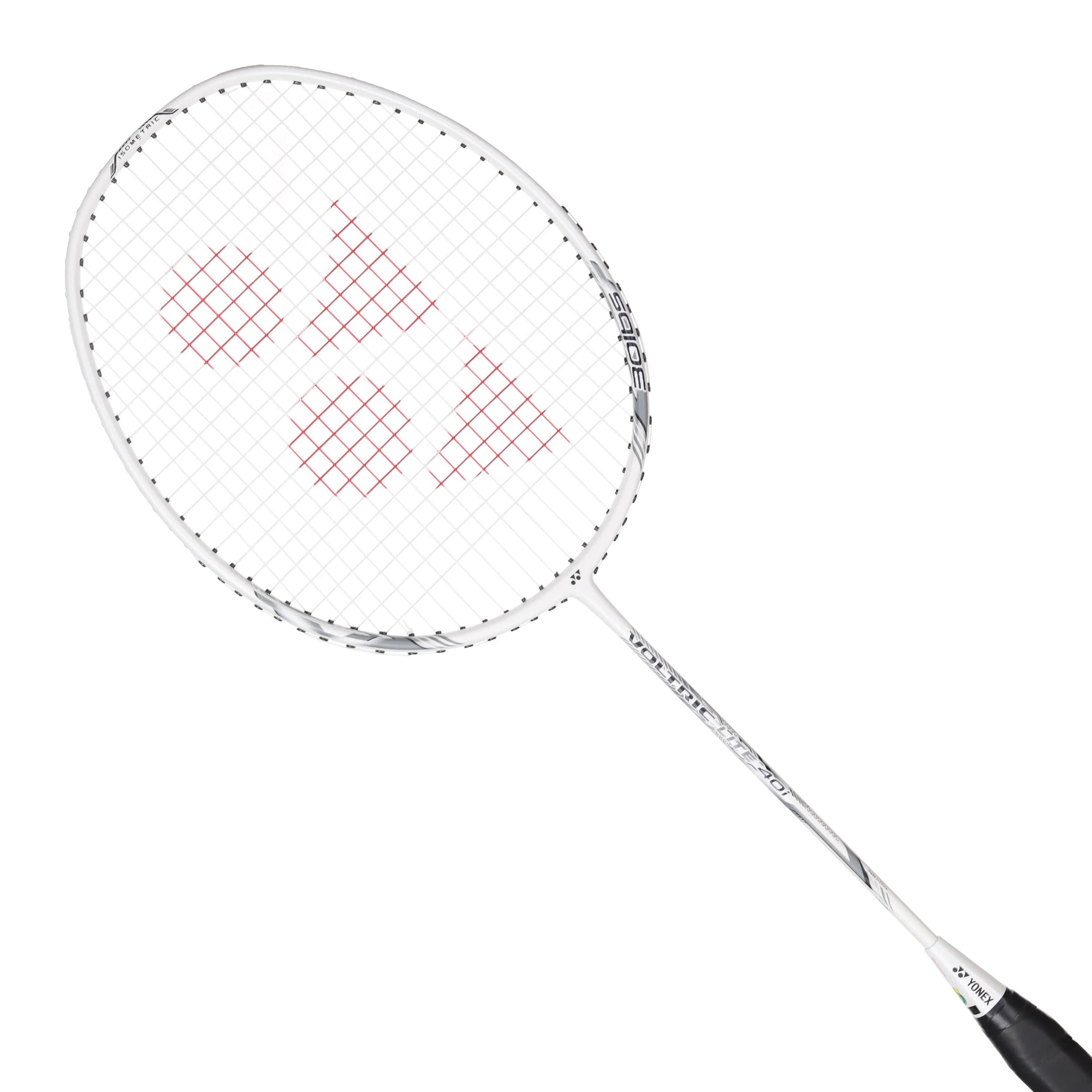 VOLTRIC LITE 40i WHITE SILVER | Graphite Badminton Racquet with full cover  |77 grams | 30 LBS -  4