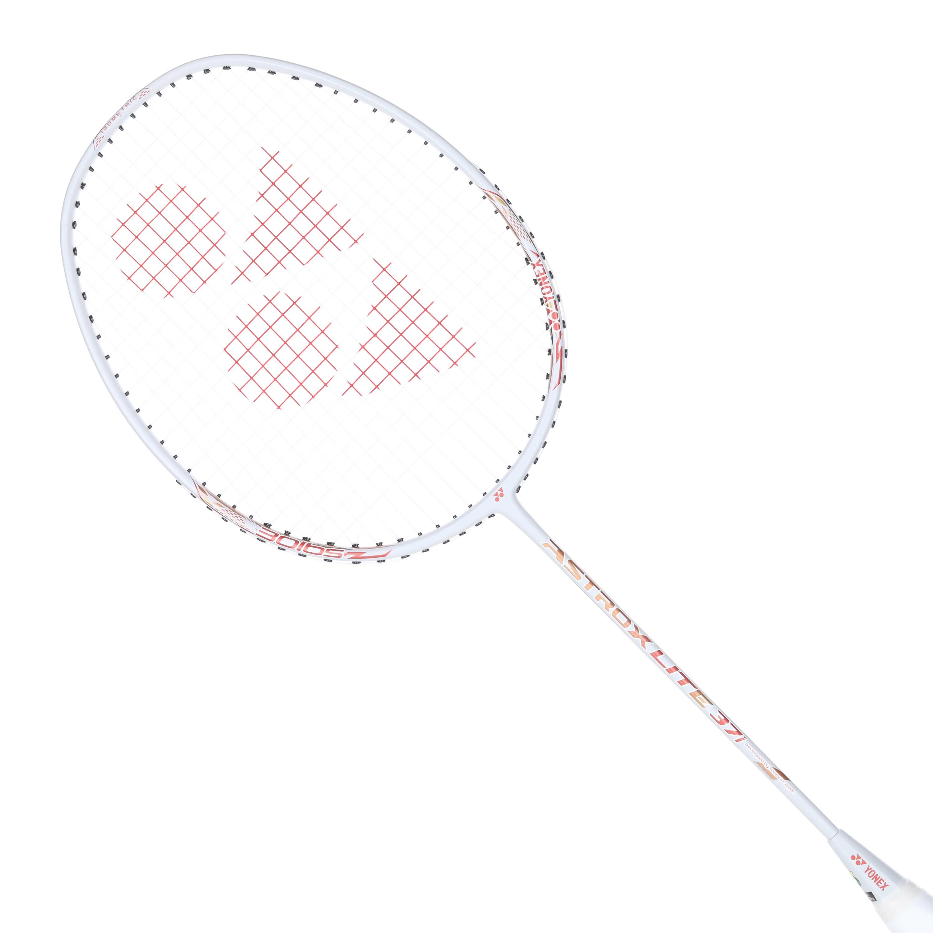 ASTROX LITE 37i OFF WHITE | Graphite Badminton Racquet with full cover  |77 grams | 30 LBS -  4
