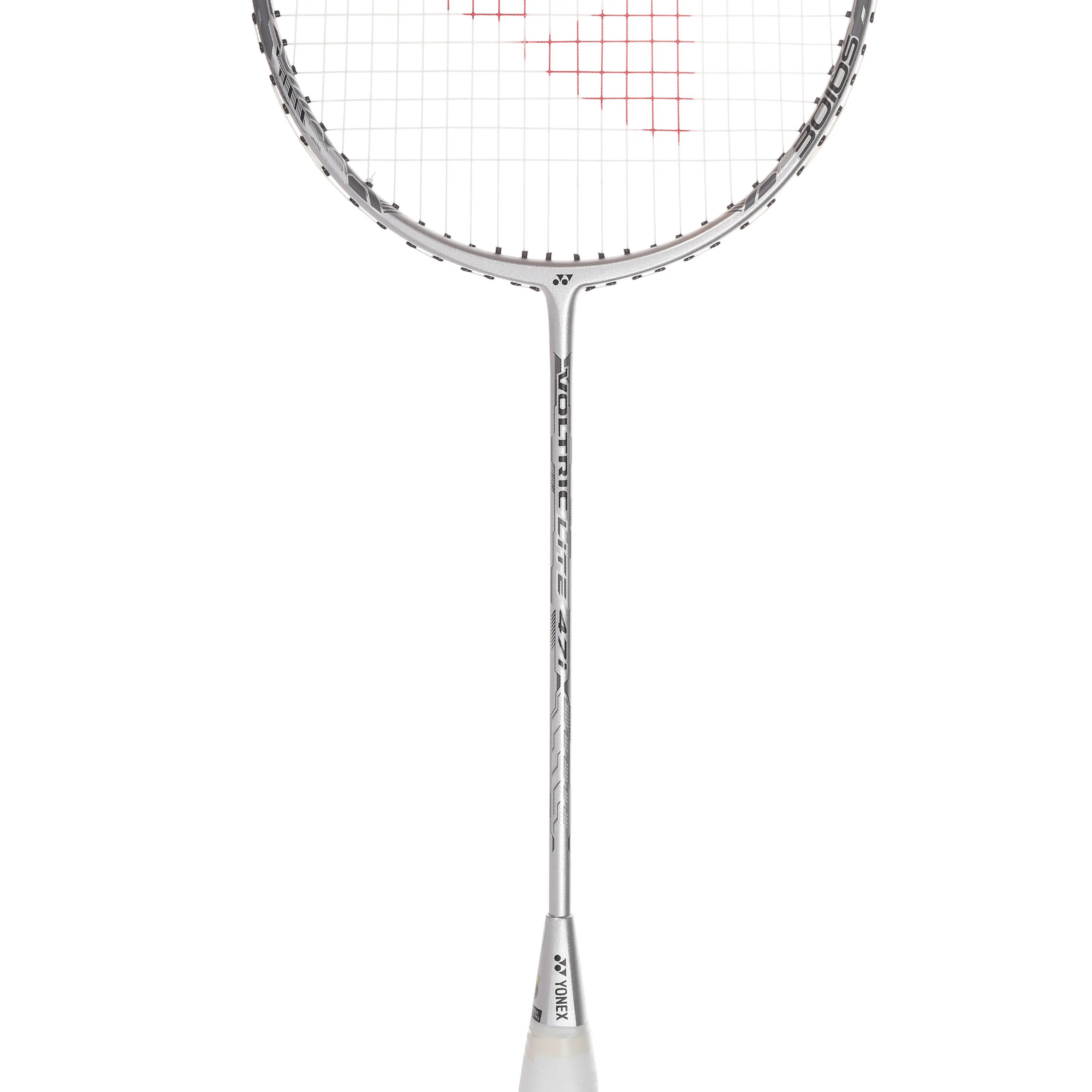 VOLTRIC LITE 47i SILVER GRAY | Graphite Badminton Racquet with full cover |77 grams | 30 LBS -  3