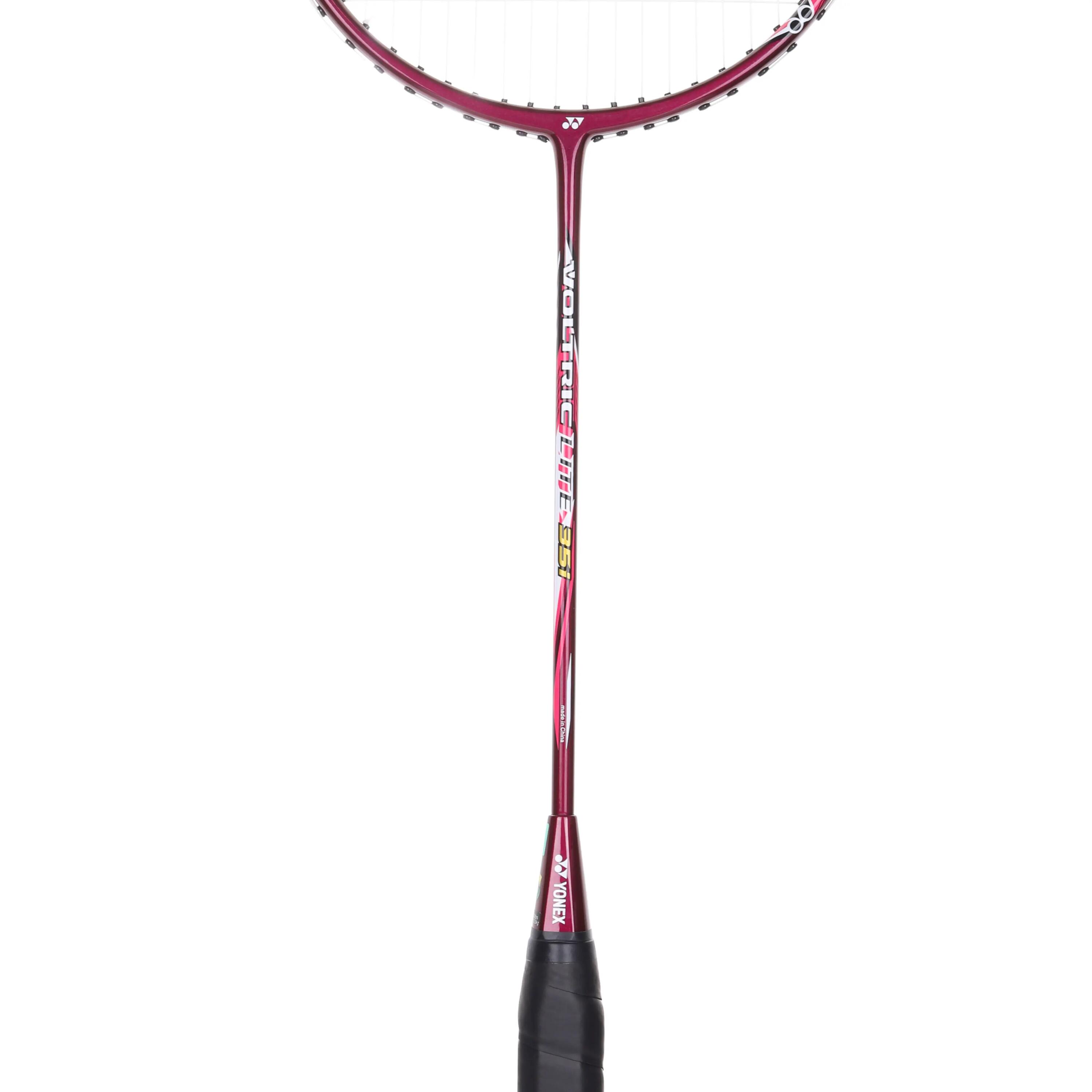VOLTRIC LITE 35i WINE RED | Graphite Badminton Racquet with full cover  |77 grams | 30 LBS -  3