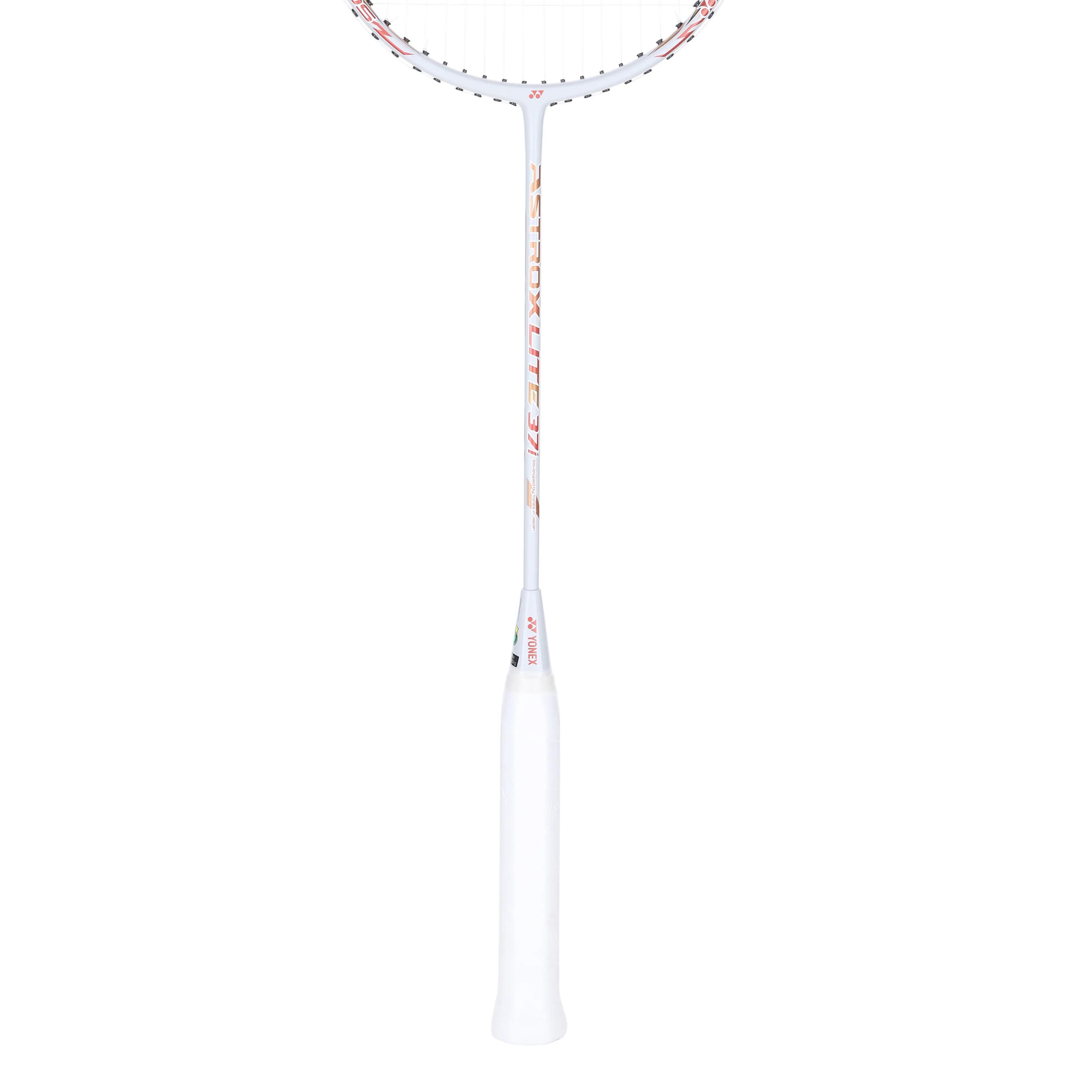 ASTROX LITE 37i OFF WHITE | Graphite Badminton Racquet with full cover  |77 grams | 30 LBS -  3