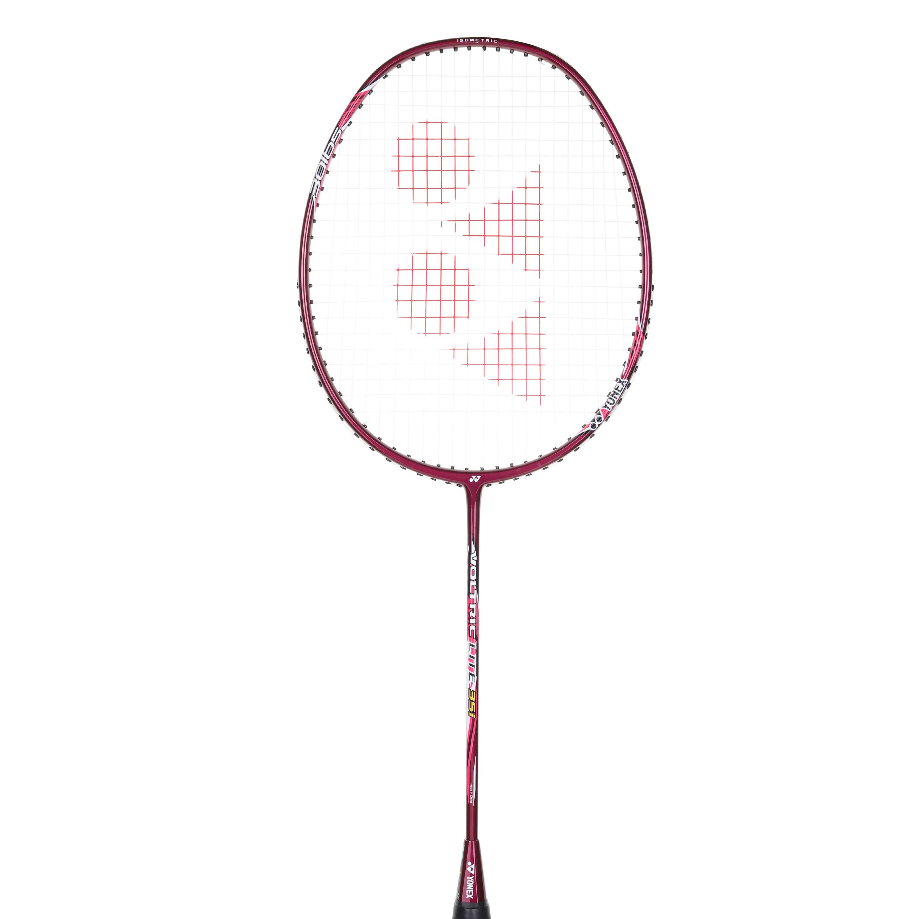 VOLTRIC LITE 35i WINE RED | Graphite Badminton Racquet with full cover  |77 grams | 30 LBS -  2