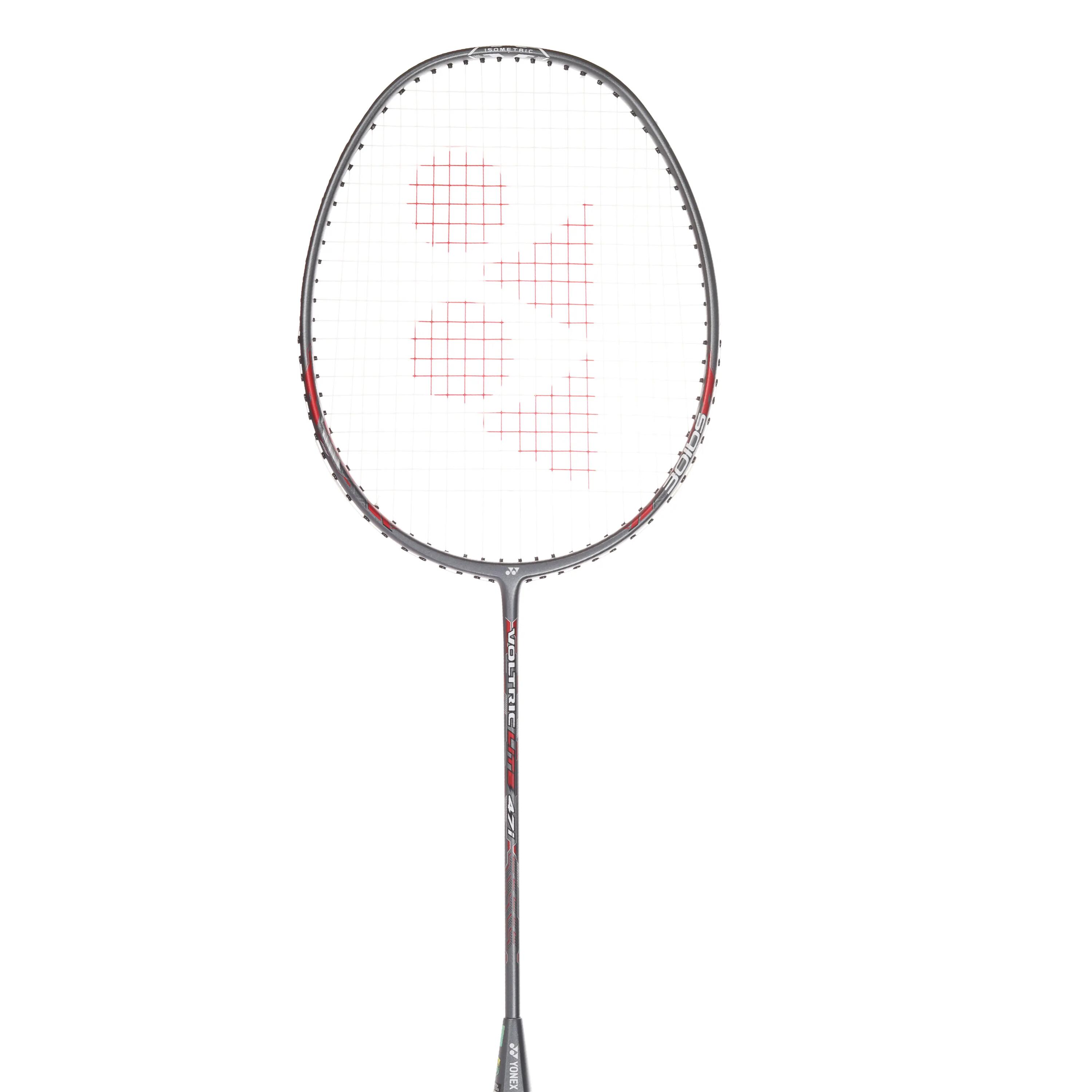 VOLTRIC LITE 47i DARK GRAY | Graphite Badminton Racquet with full cover |77 grams | 30 LBS -  2