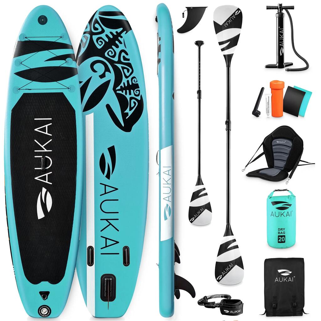 Pro Ocean SUP 2 в 1 със седалка за каяк - Тюркоазен