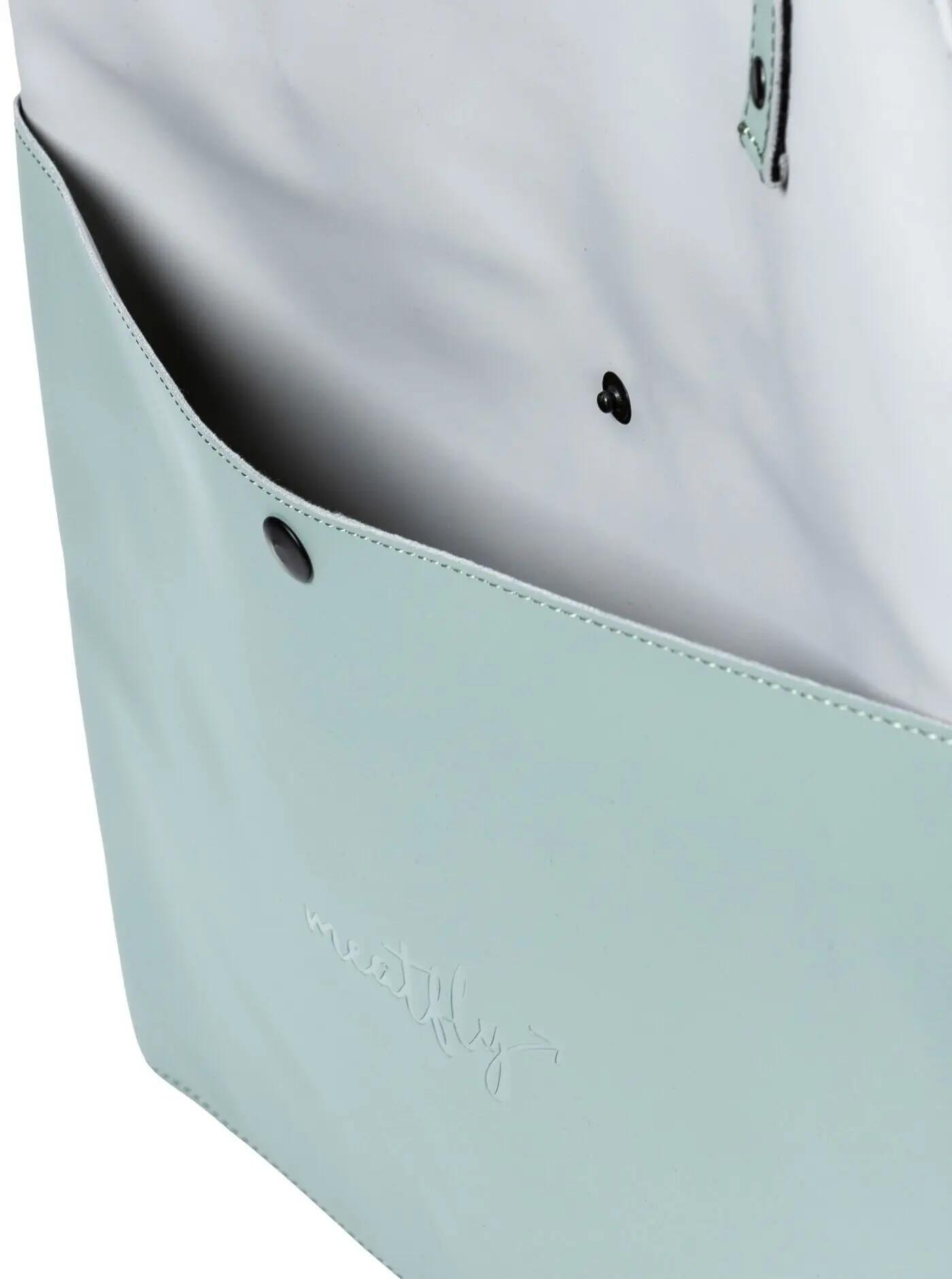 Torebka stylowa i pojemna – miętowa / jasnoszara 3L Meatfly 5/6