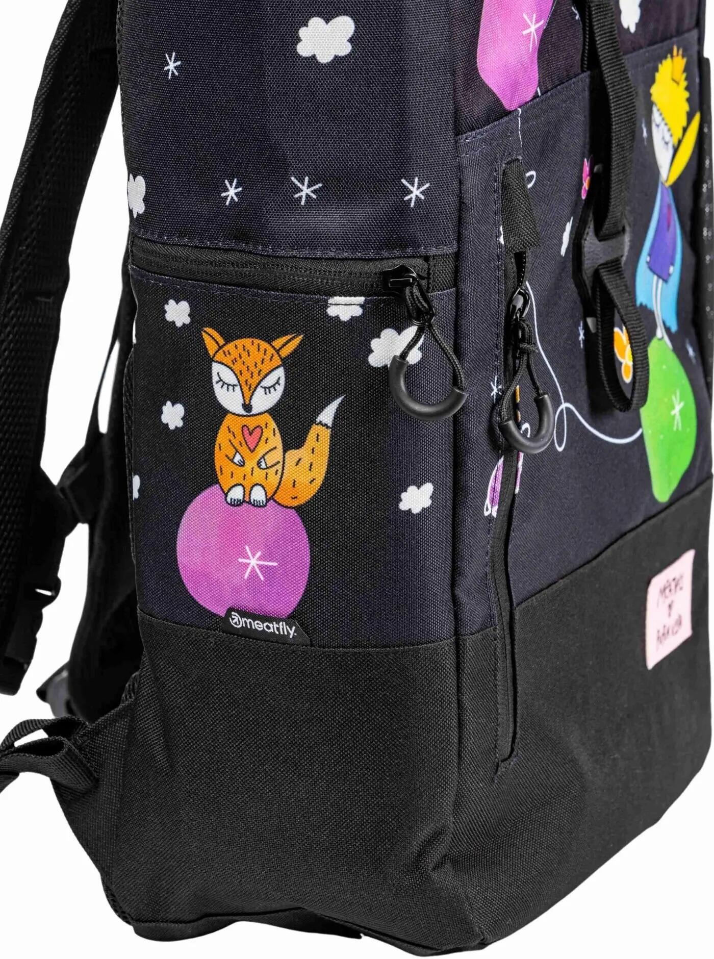 Uniwersalny plecak typu roll-top z pokrowcem przeciwdeszczowym 28L Meatfly 4/4