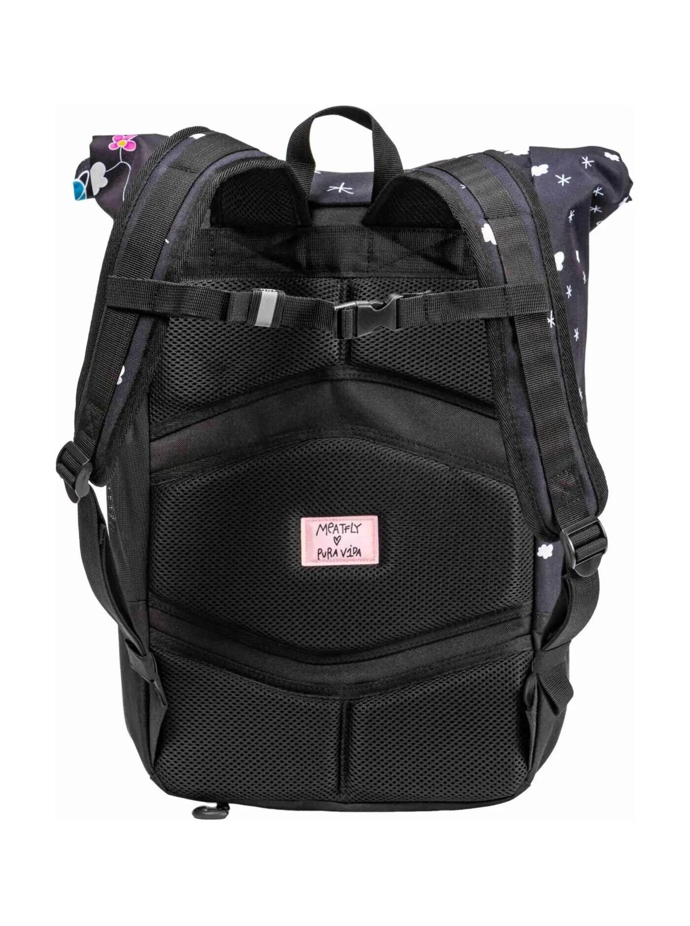Uniwersalny plecak typu roll-top z pokrowcem przeciwdeszczowym 28L Meatfly 2/4