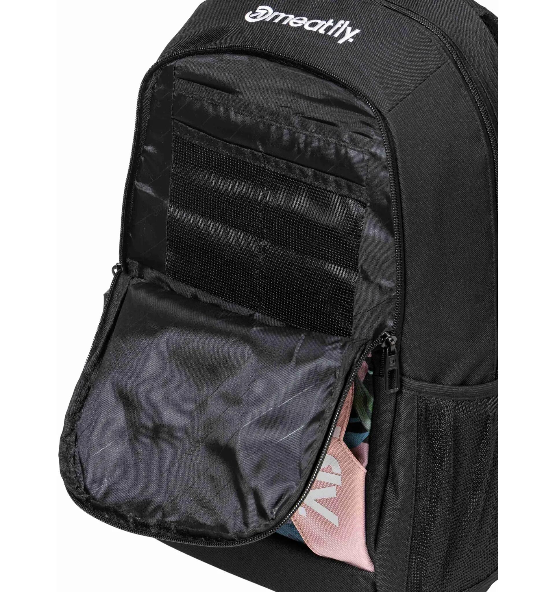 Plecak miejski z przegrodą na laptopa 22L - Pink Flowers Meatfly + piórnik 3/6