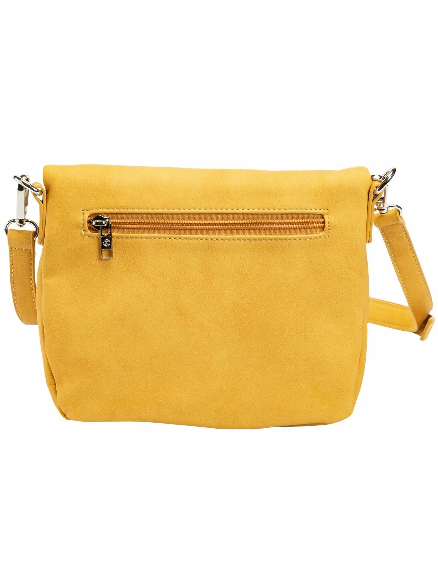 Damska torebka crossbody z rozszerzalną klapą – żółta 1,5L Meatfly 3/7