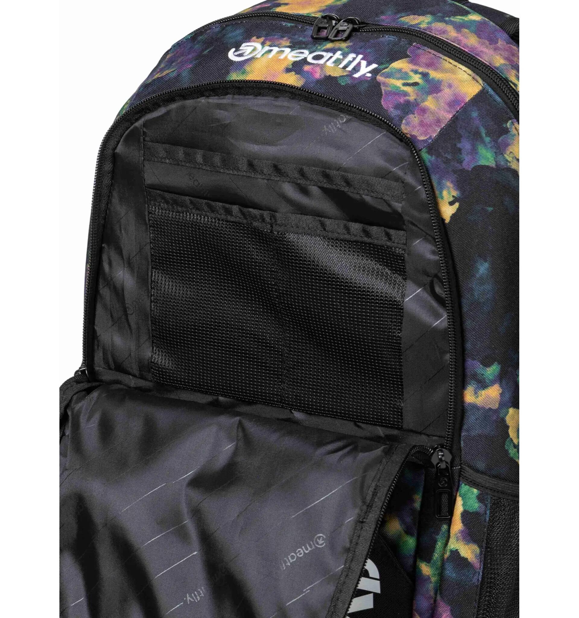 Plecak do szkoły z miejscem na laptopa – Dark Aquarel Meatfly + piórnik 3/6