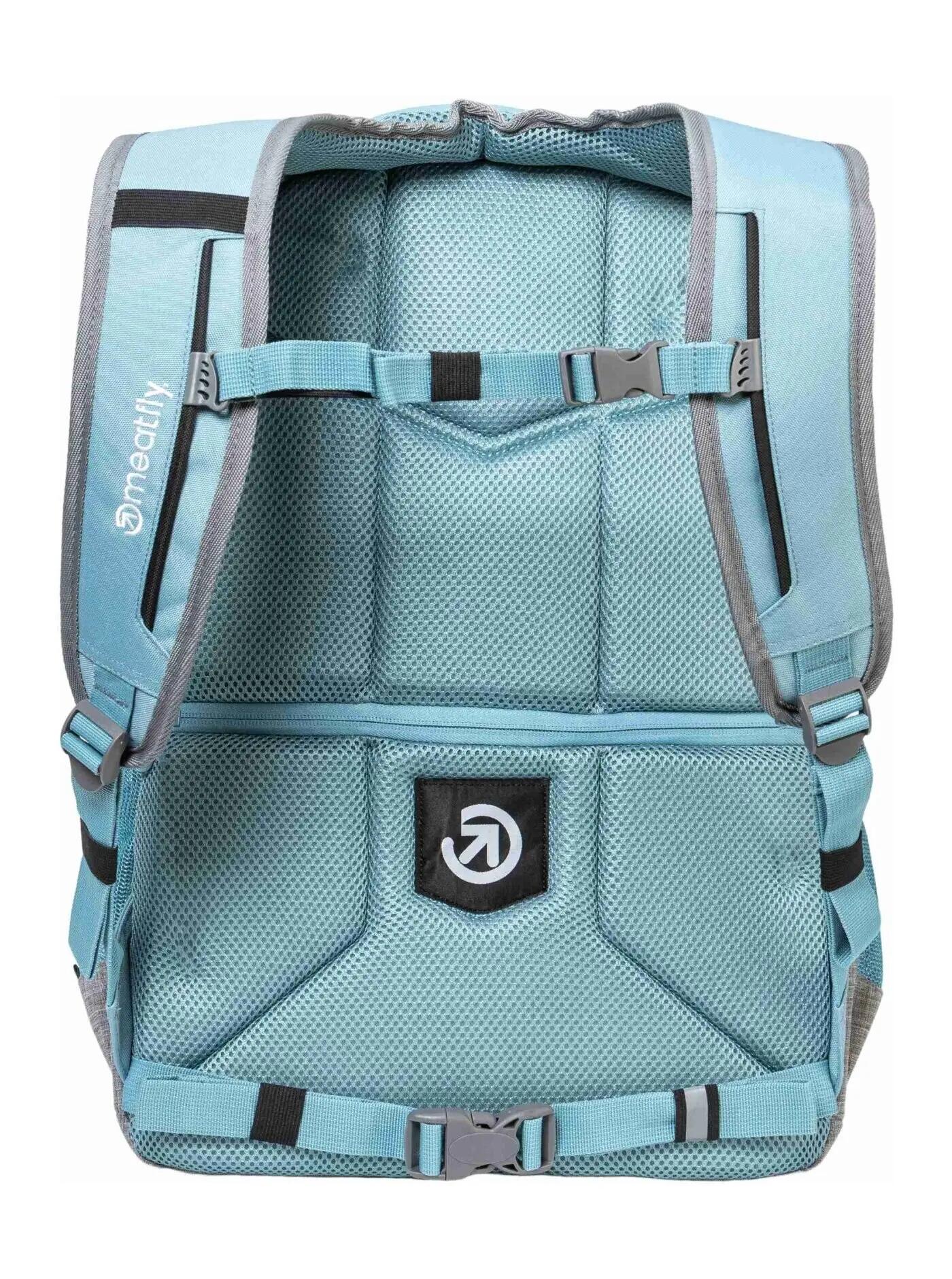 Batoh Exile Grey Heather / Aqua Meatfly + penál 2/5