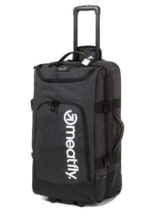 Walizka Contin na kółkach – heather charcoal/black 100L Meatfly