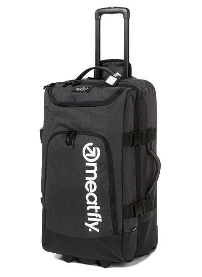 Walizka Contin na kółkach – heather charcoal/black 100L Meatfly