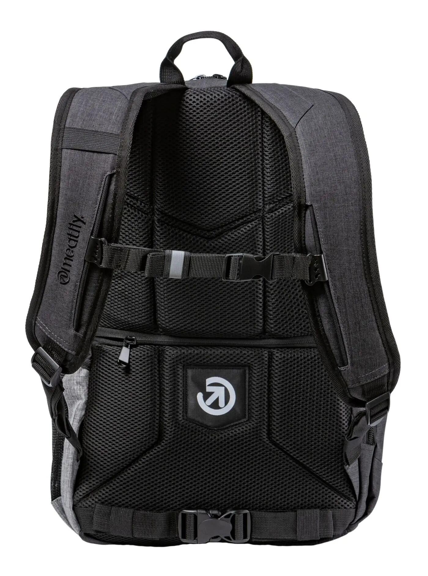 Batoh Basejumper Charcoal Heather / Grey Heather Meatfly + penál 2/6