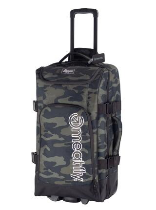 Walizka Contin na kółkach – heather charcoal/black 100L Meatfly