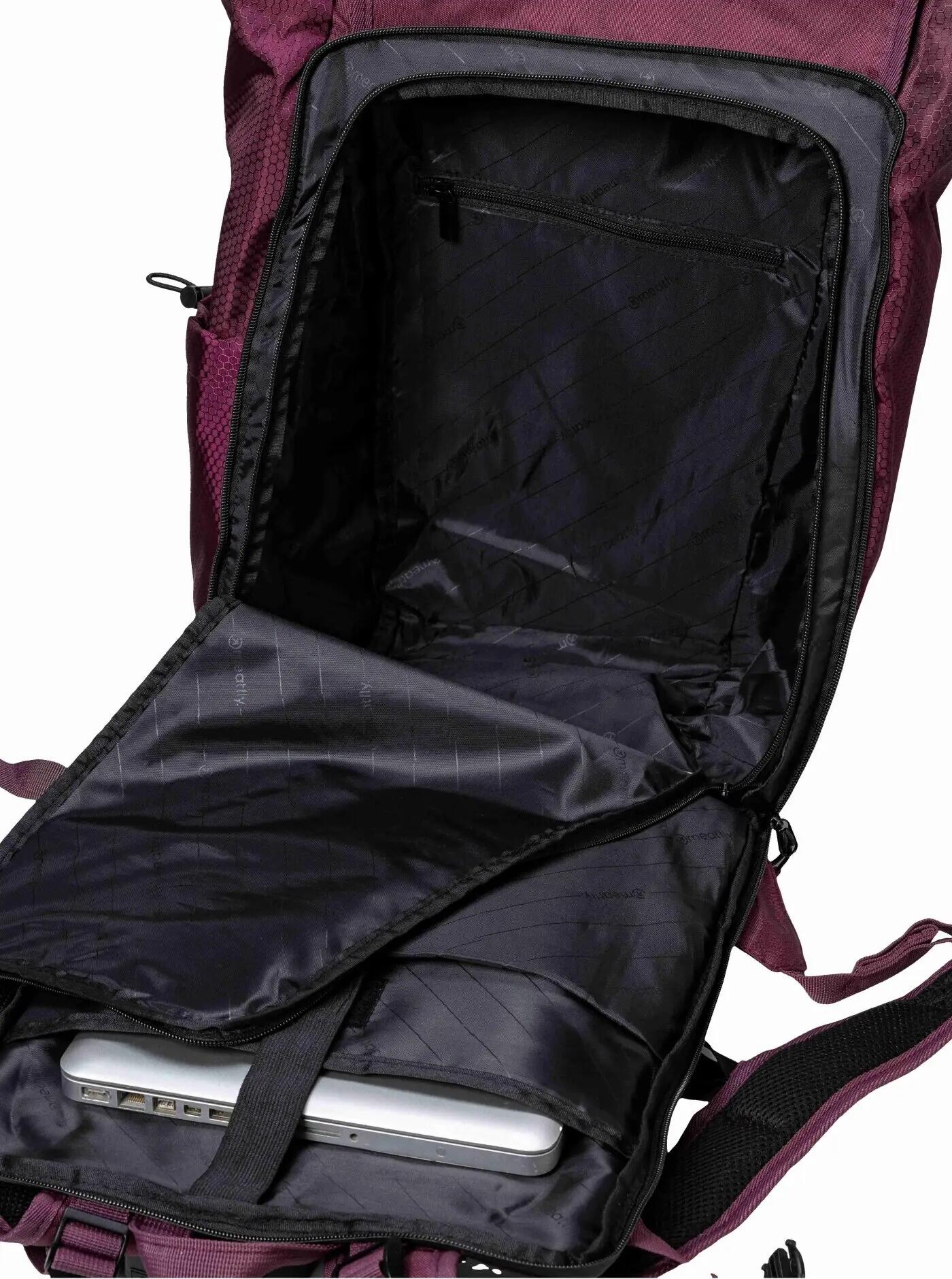 Plecak rolowany wodoodporny 28L – fioletowy Meatfly 6/6