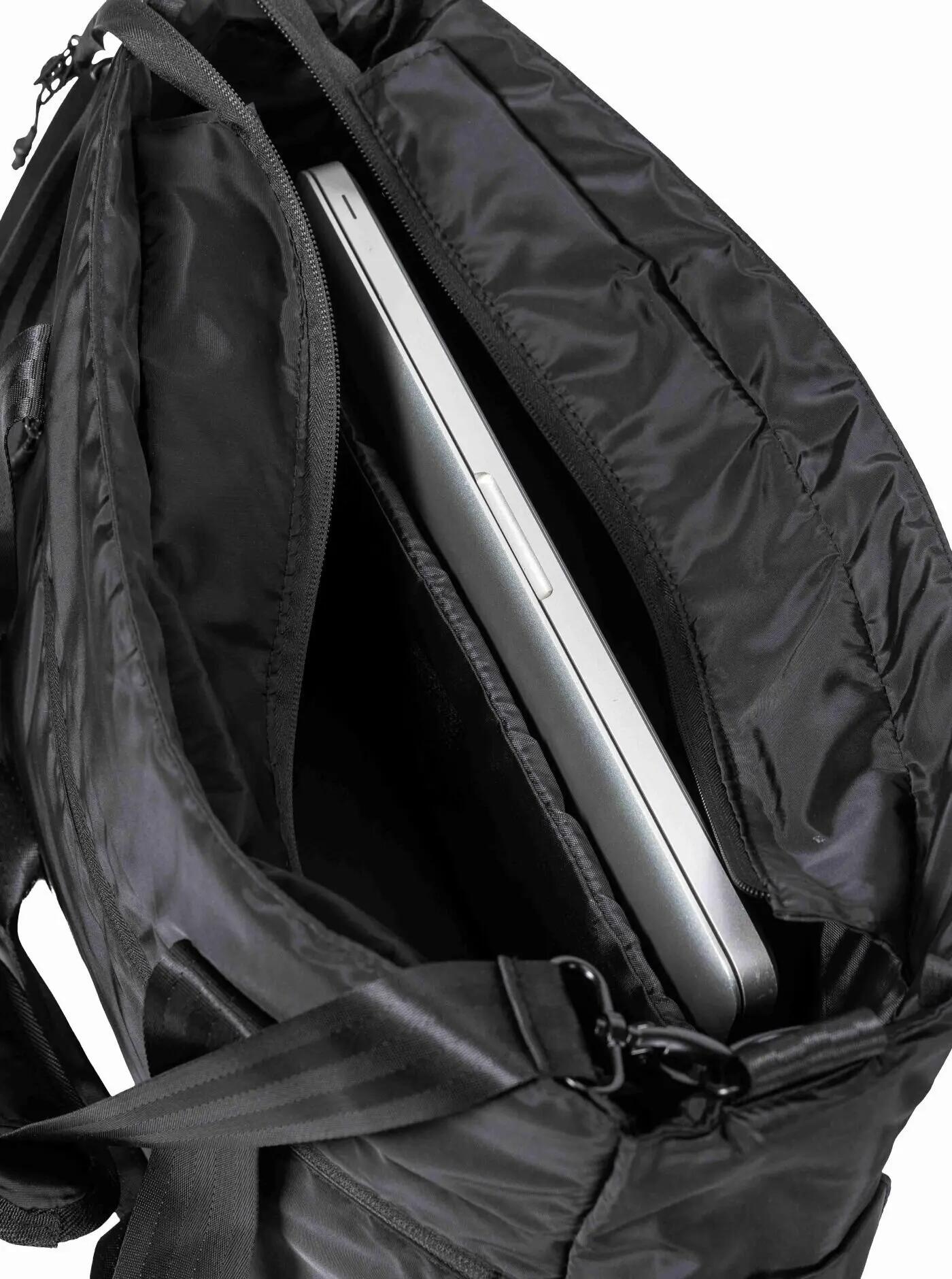 Damska torebka crossbody z przegrodą na laptopa 13'' – czarna 16L Meatfly 5/6
