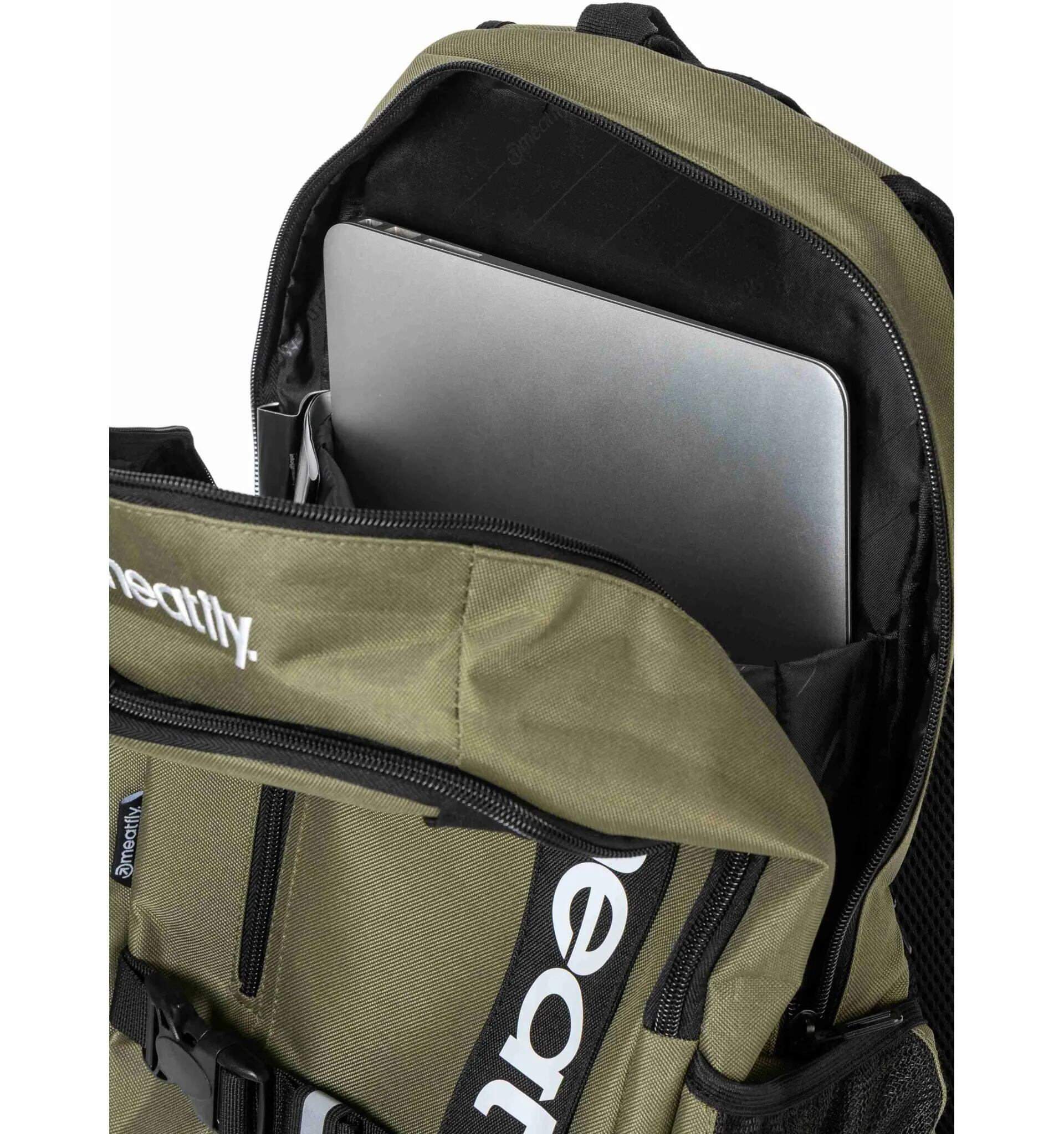 Plecak Basejumper z przegrodą na laptopa 22L Meatfly + piórnik 5/6