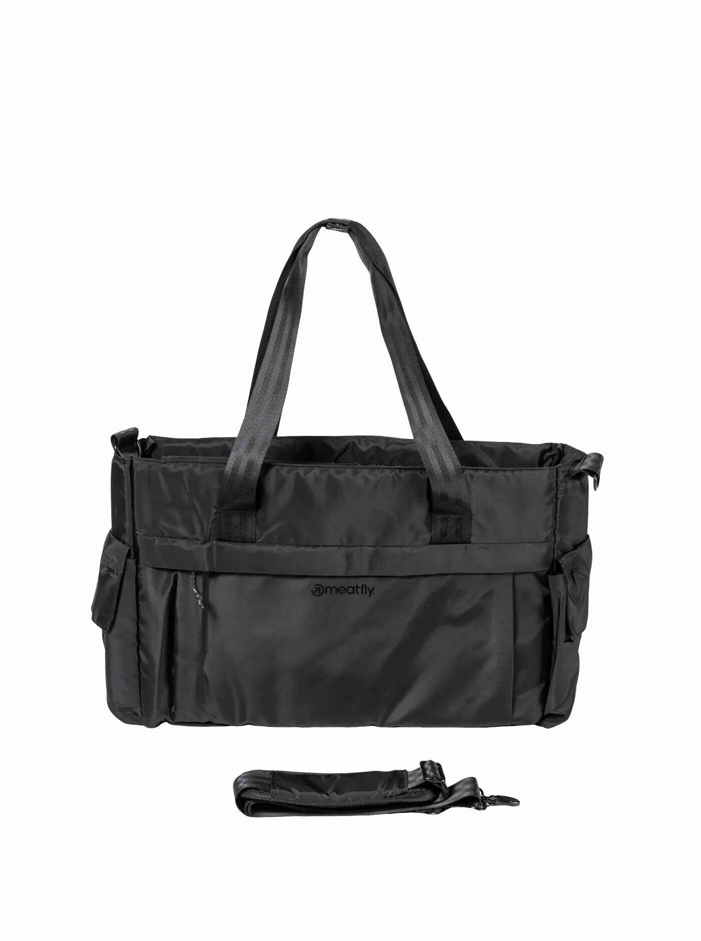 Damska torebka crossbody z przegrodą na laptopa 13'' – czarna 16L Meatfly 4/6