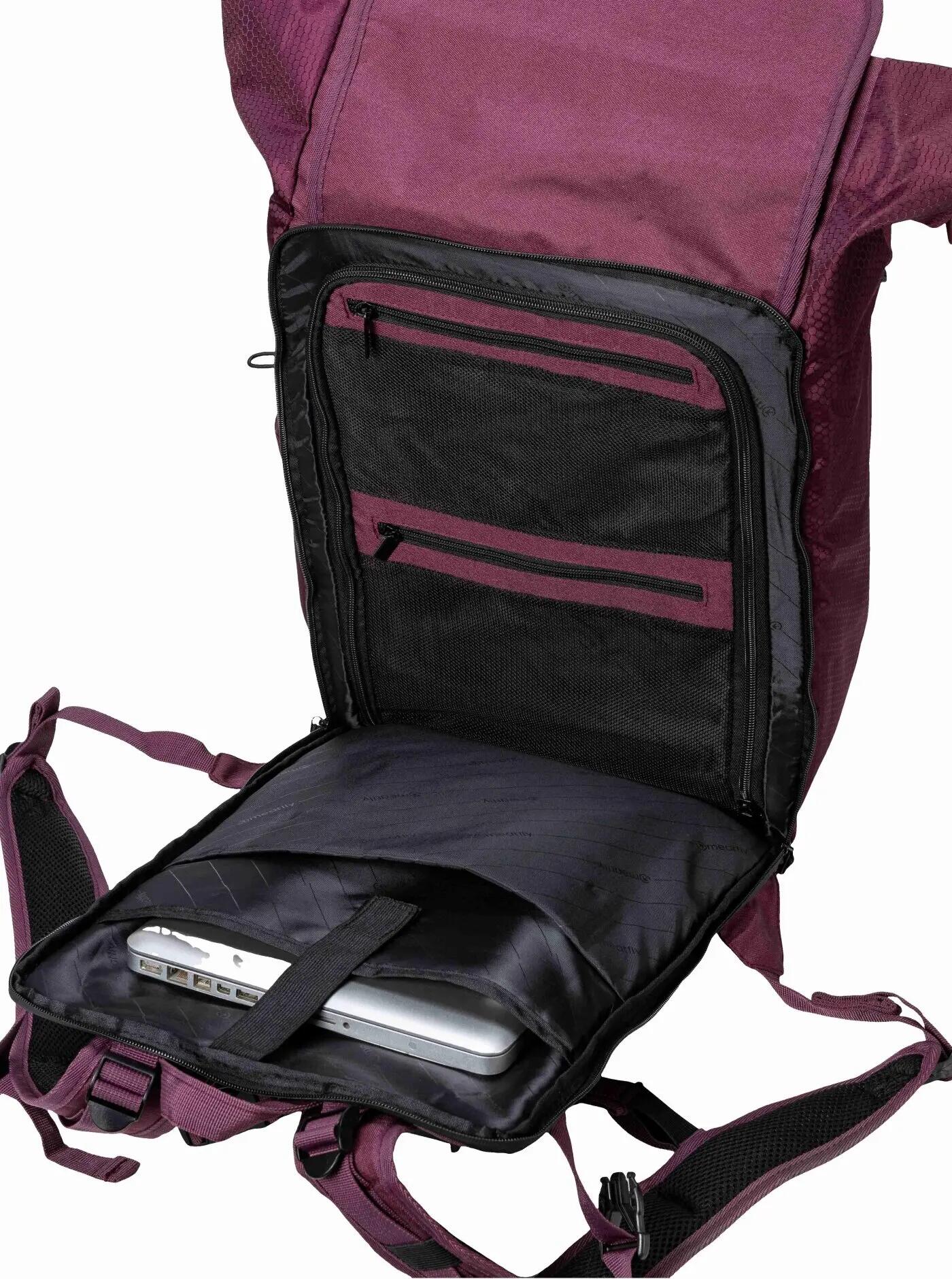 Plecak rolowany wodoodporny 28L – fioletowy Meatfly 5/6