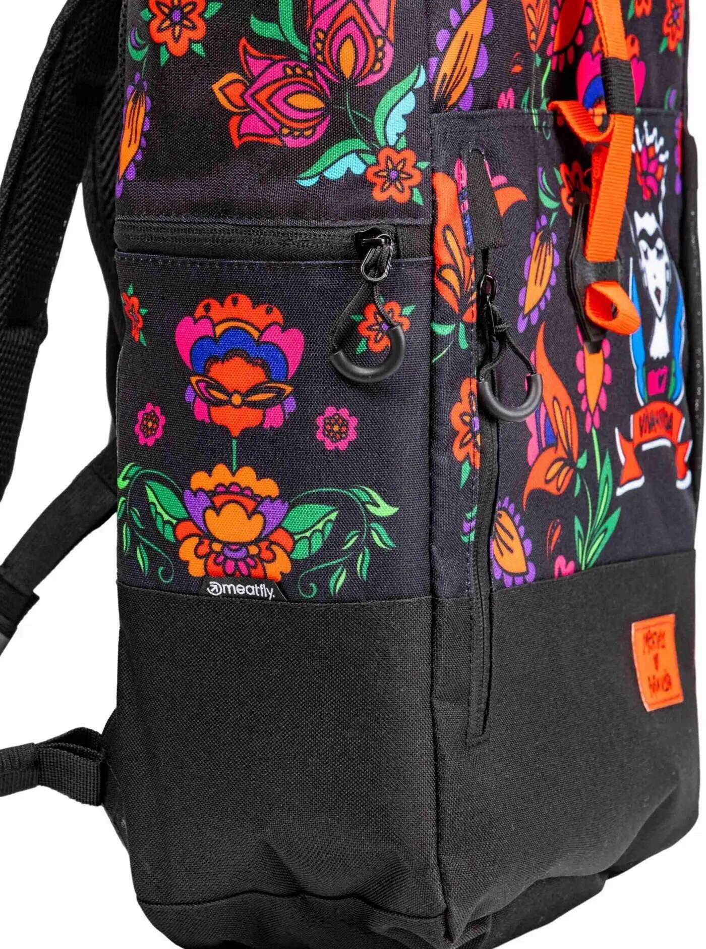 Plecak Holler Viva La Vida rolowany – czarny Meatfly 4/4