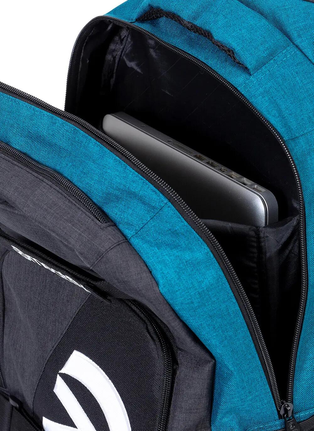 Plecak Exile 24L na laptopa – petrol/charcoal heather Meatfly + piórnik 4/5