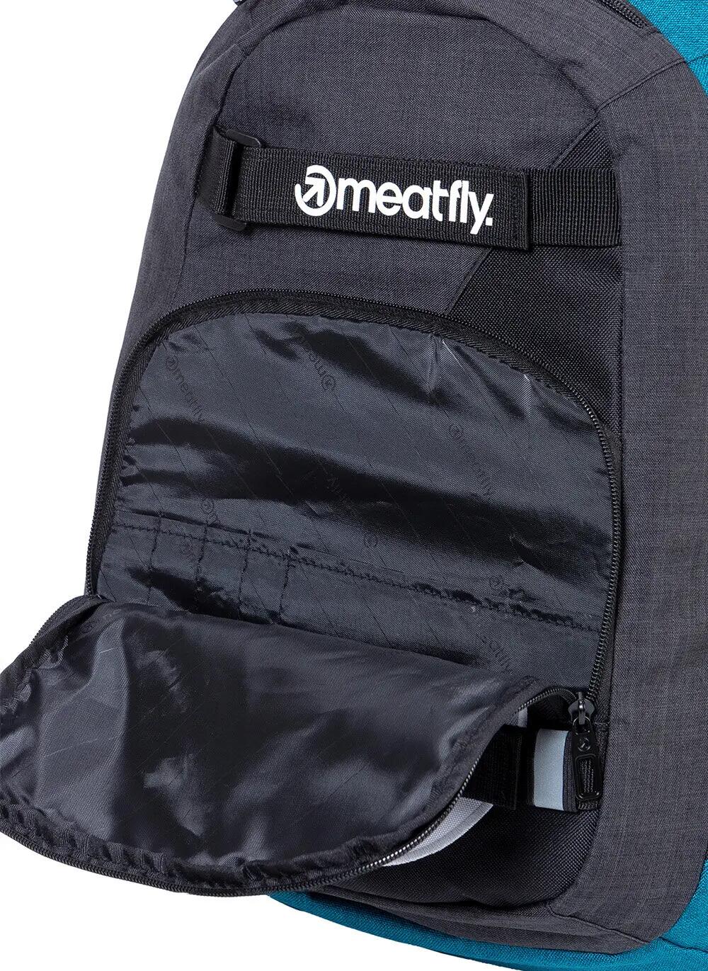 Plecak Exile 24L na laptopa – petrol/charcoal heather Meatfly + piórnik 3/5
