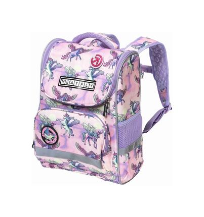 Tornister szkolny ergonomiczny Alex Purple Unicorn – fioletowy 20L Meatfly