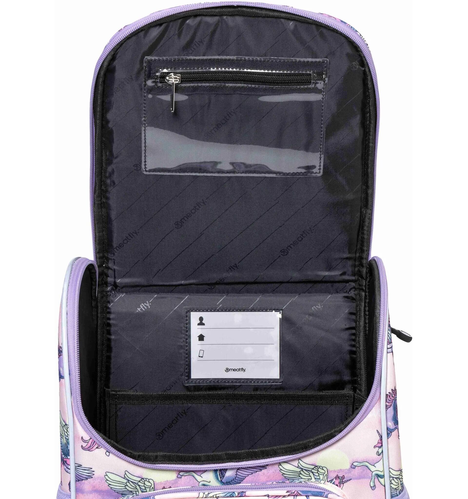 Školní Aktovka Alex Purple Unicorn Meatfly 7/7
