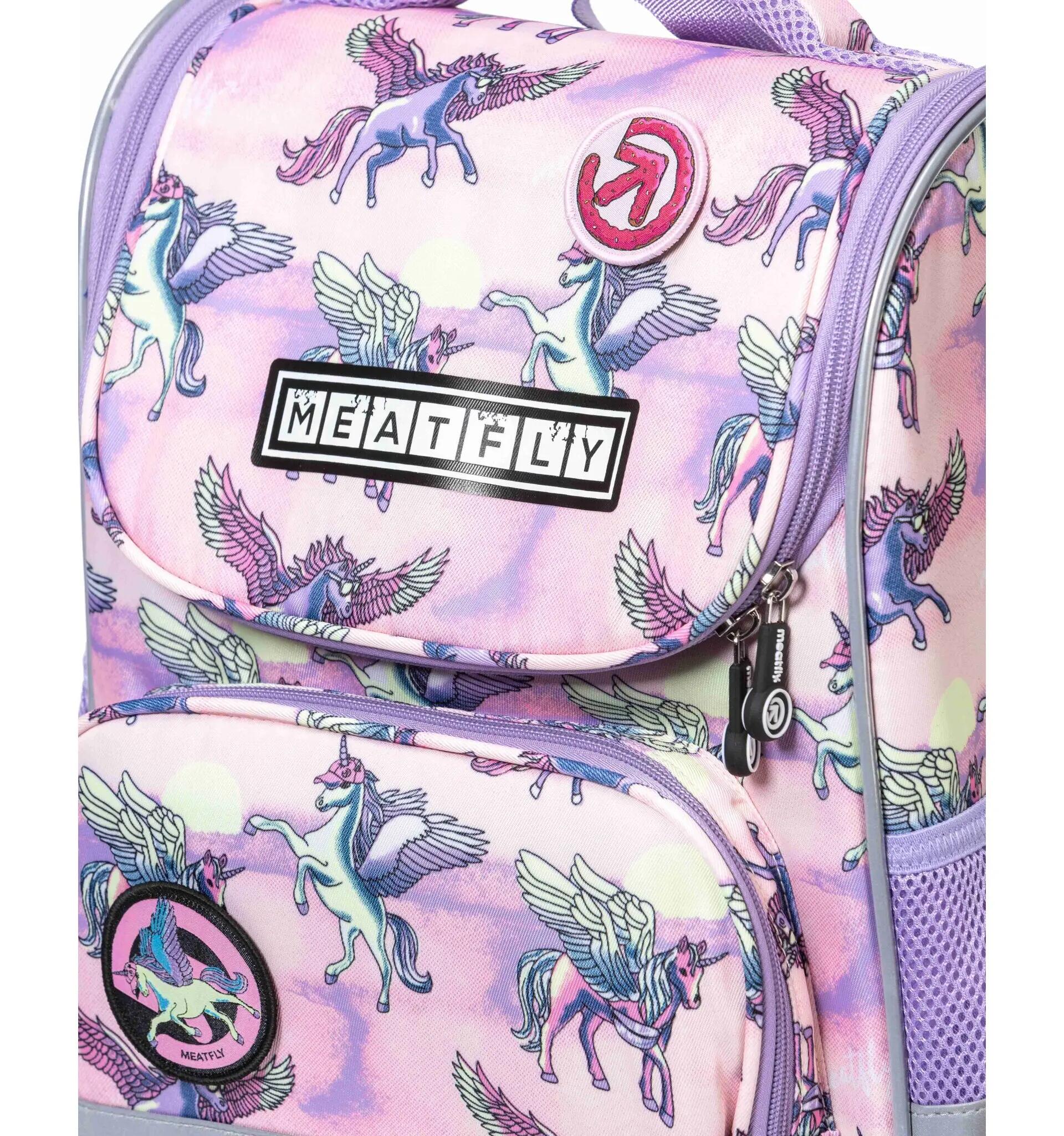 Školní Aktovka Alex Purple Unicorn Meatfly 6/7