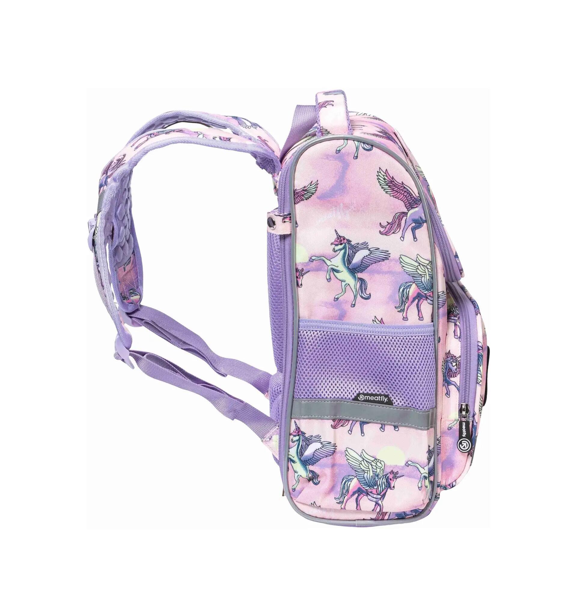 Školní Aktovka Alex Purple Unicorn Meatfly 4/7