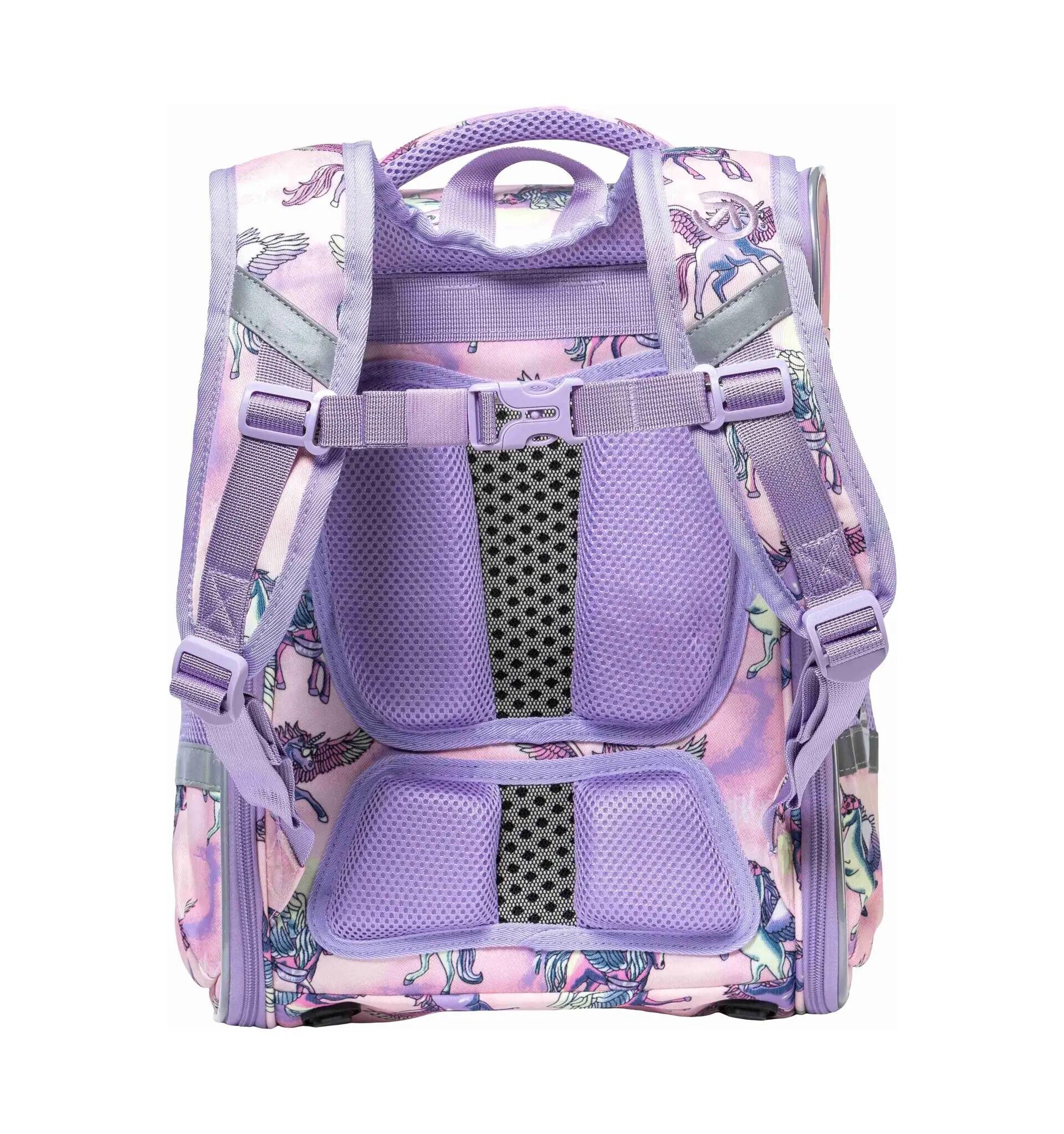 Školní Aktovka Alex Purple Unicorn Meatfly 2/7