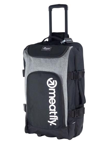 Walizka Contin na kółkach – heather charcoal/black 100L Meatfly